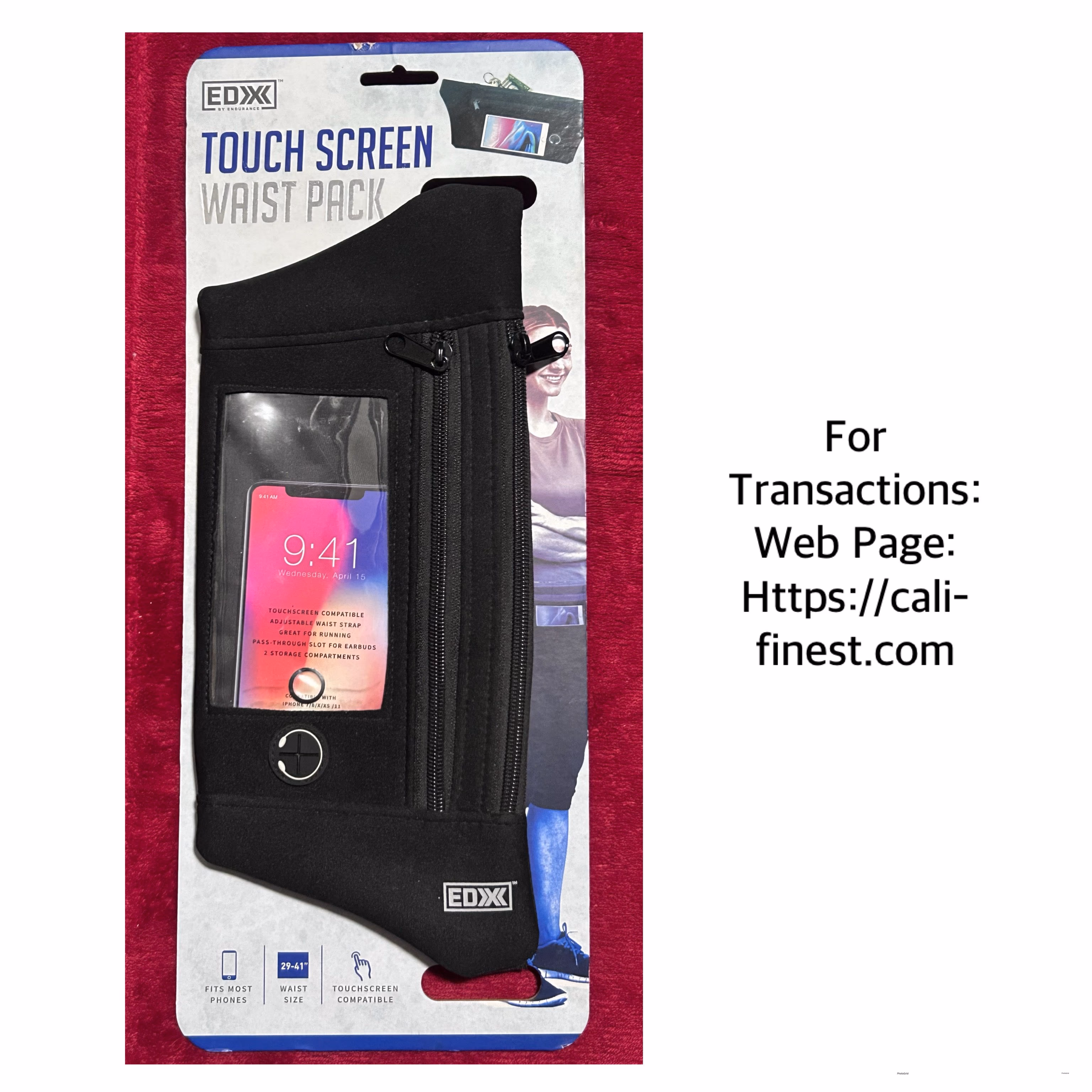 Brandnew EDX Touch Screen Waist Pack