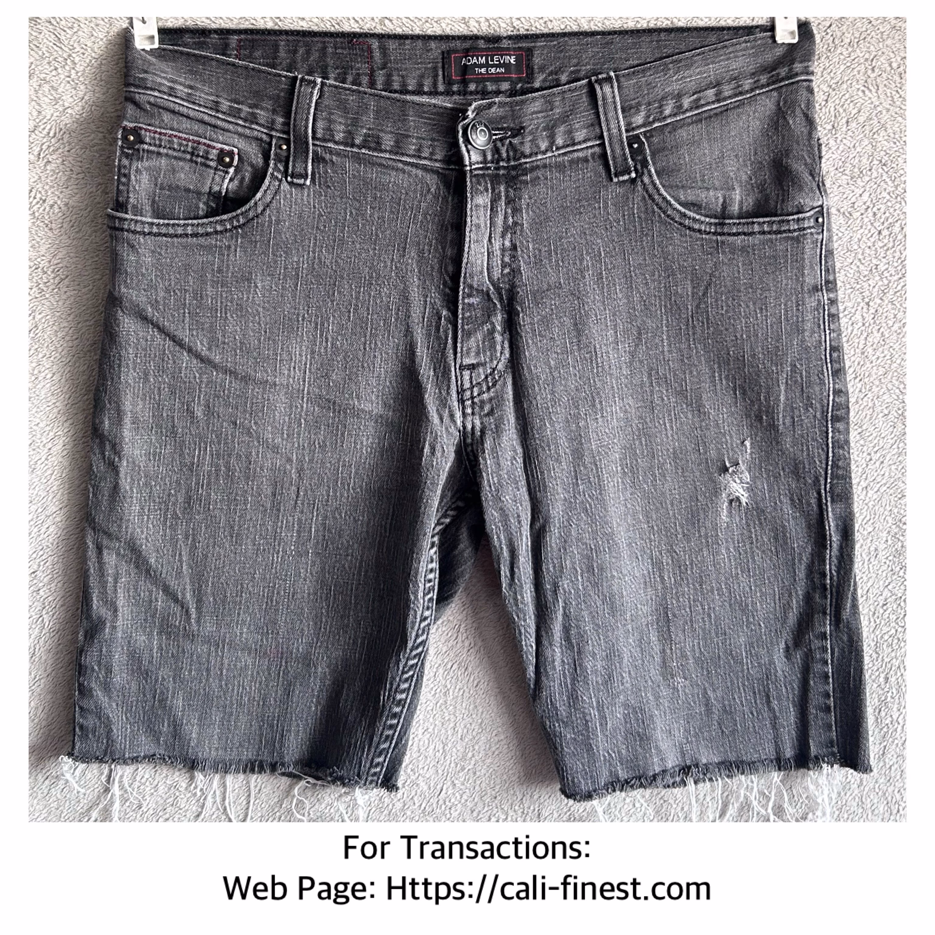 Adam Levin The Dean Gray Denim Short W30 x L30