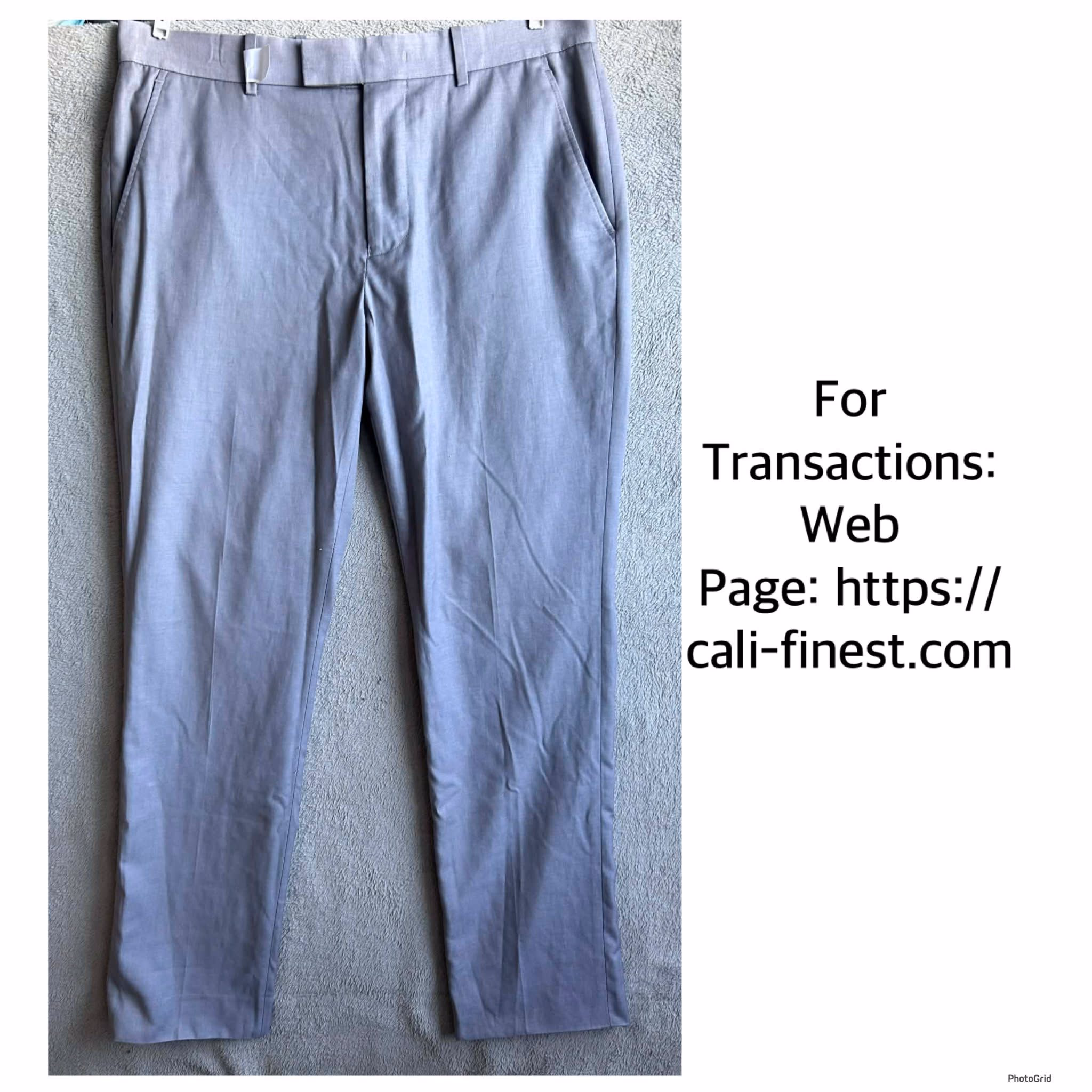 American Rag Mens Gray Trousers Pants Size 32  B#00236 
