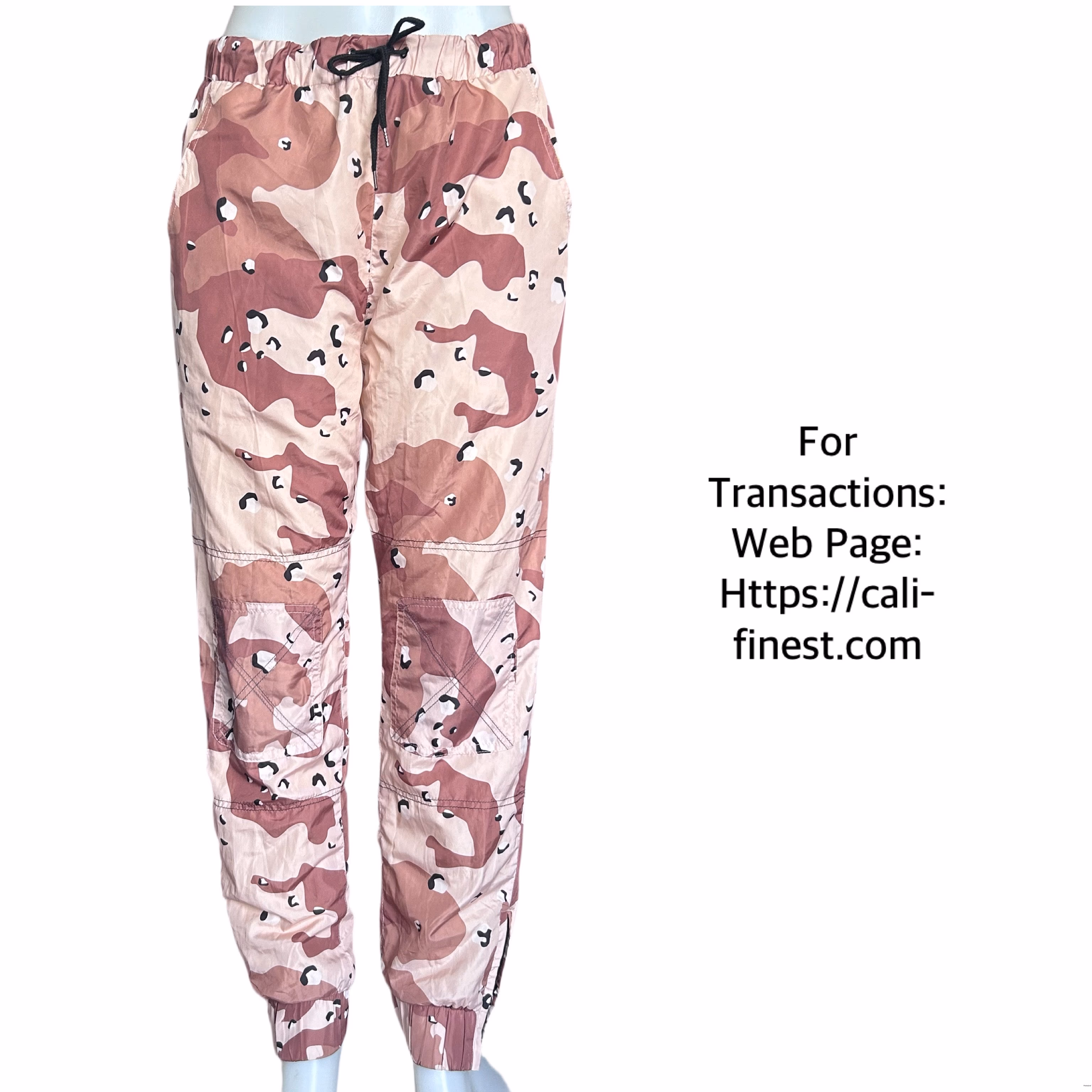 Ethik Tan & Brown Camo Military Camouflage Jogger Pants