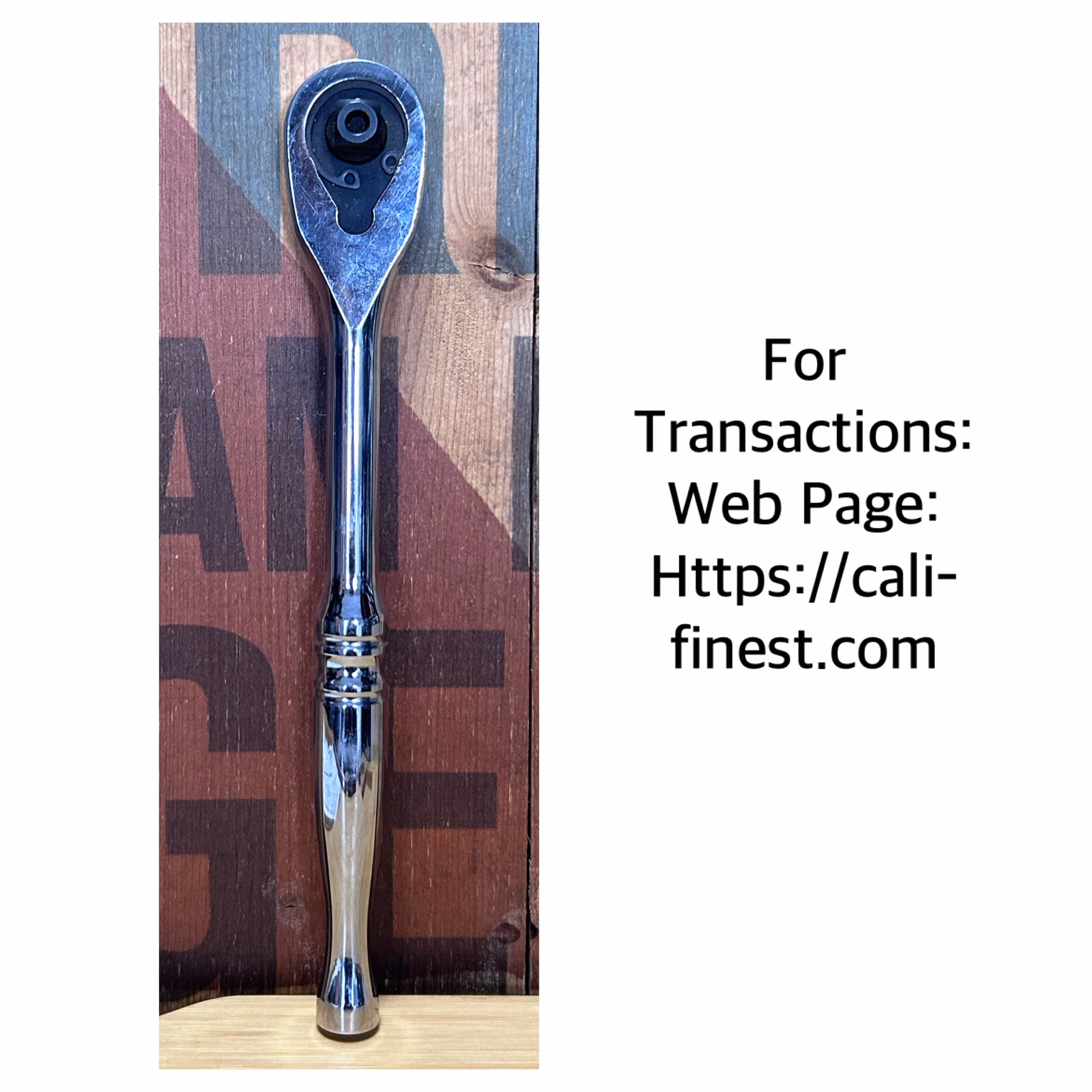 Husky 3/8” Drive Teardrop Ratchet   HT#0092 