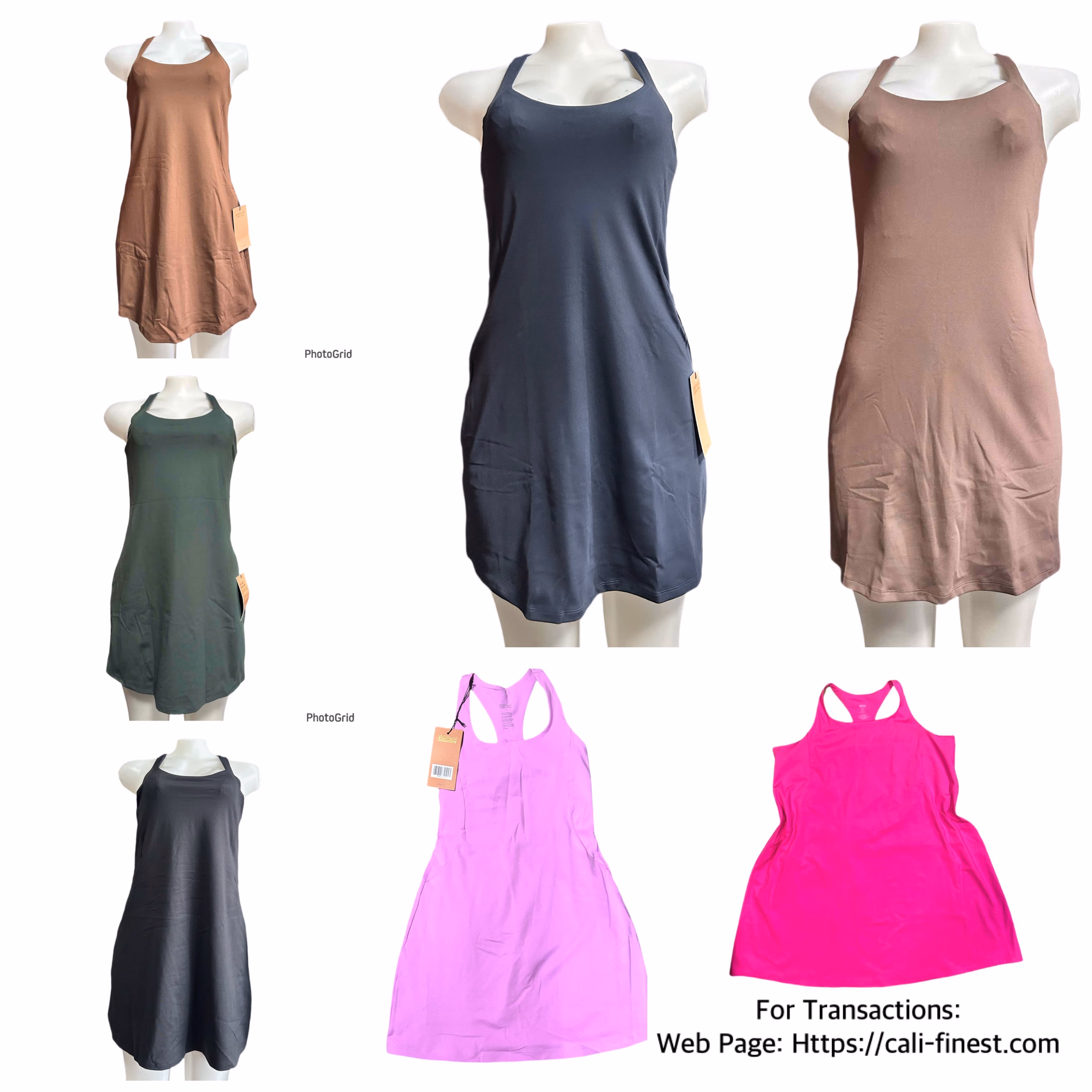 Girlfriend Collective Paloma Racerback Dress  D#0050
