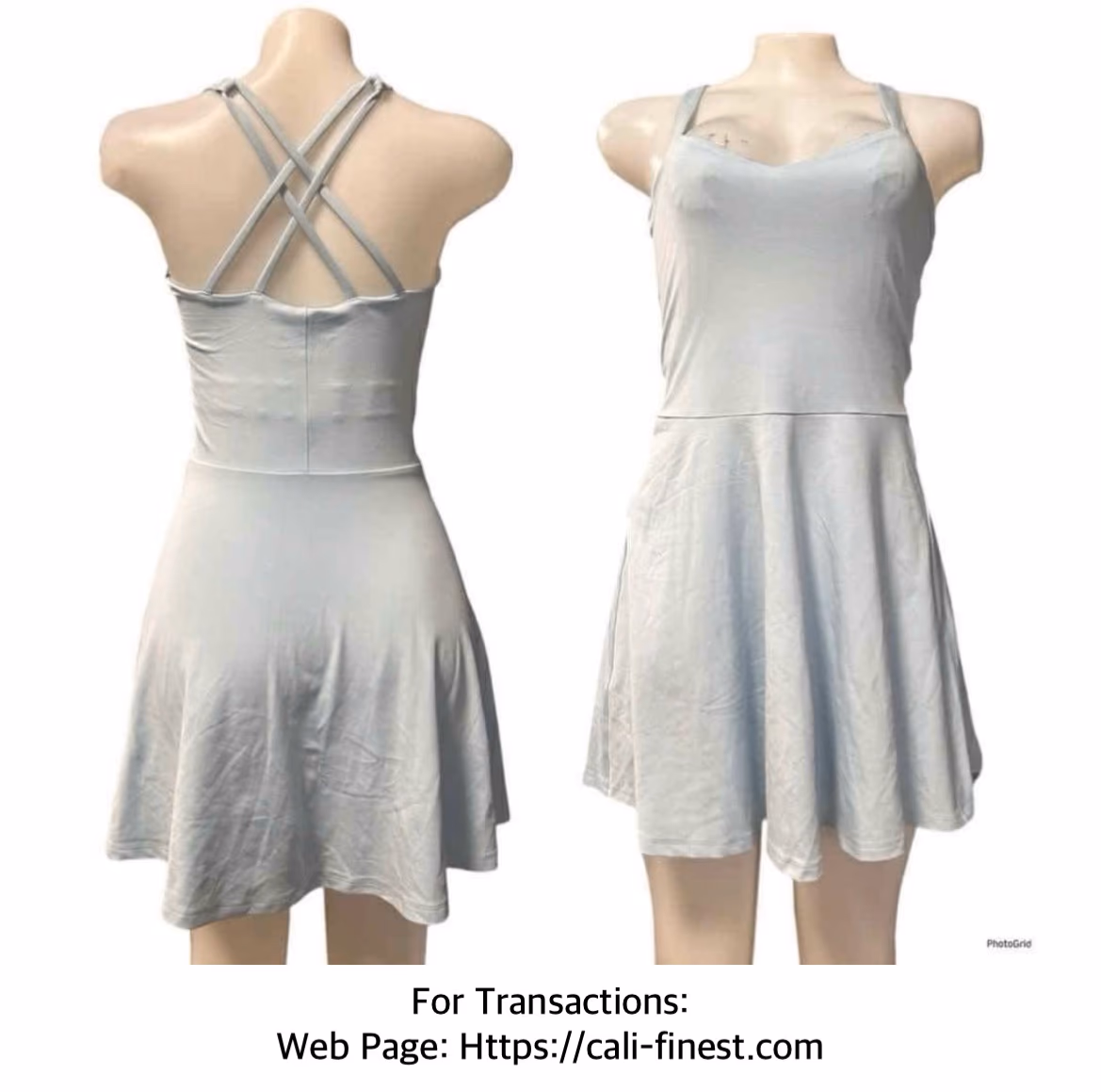 Girlfriend Collective Dewdrop Riley Sweatheart Dress  D#0051