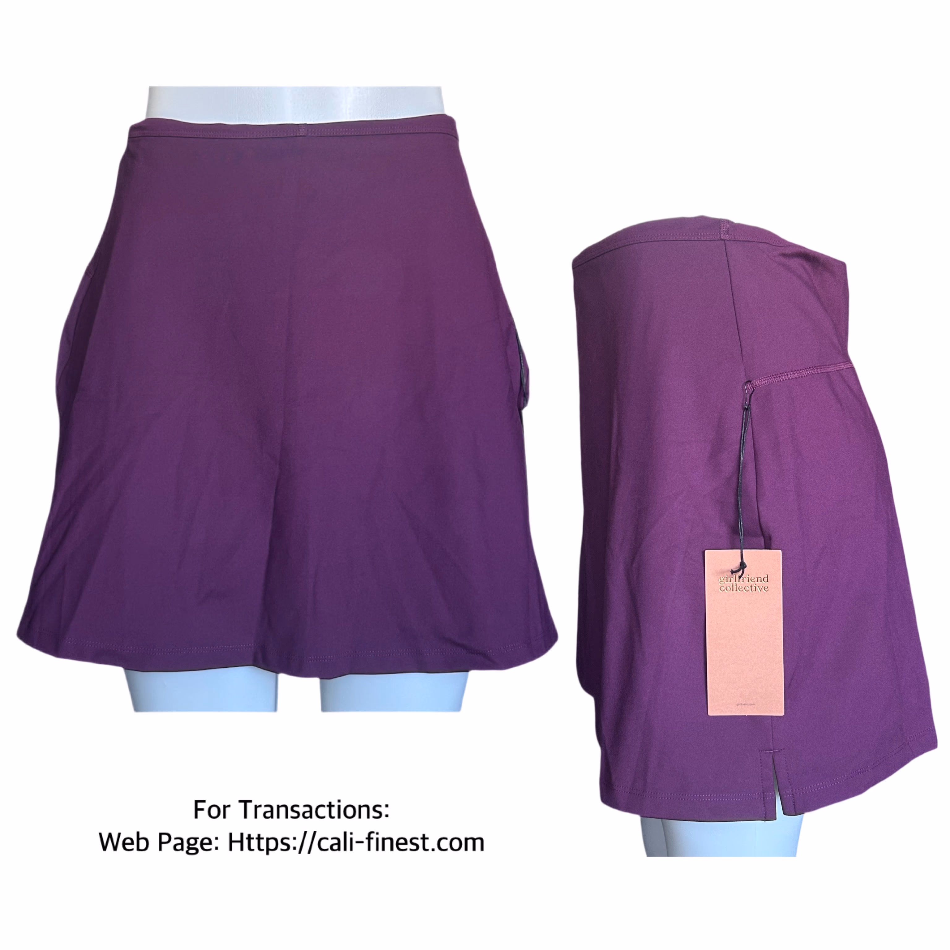 Girlfriend Collective Sport Skort, Pal