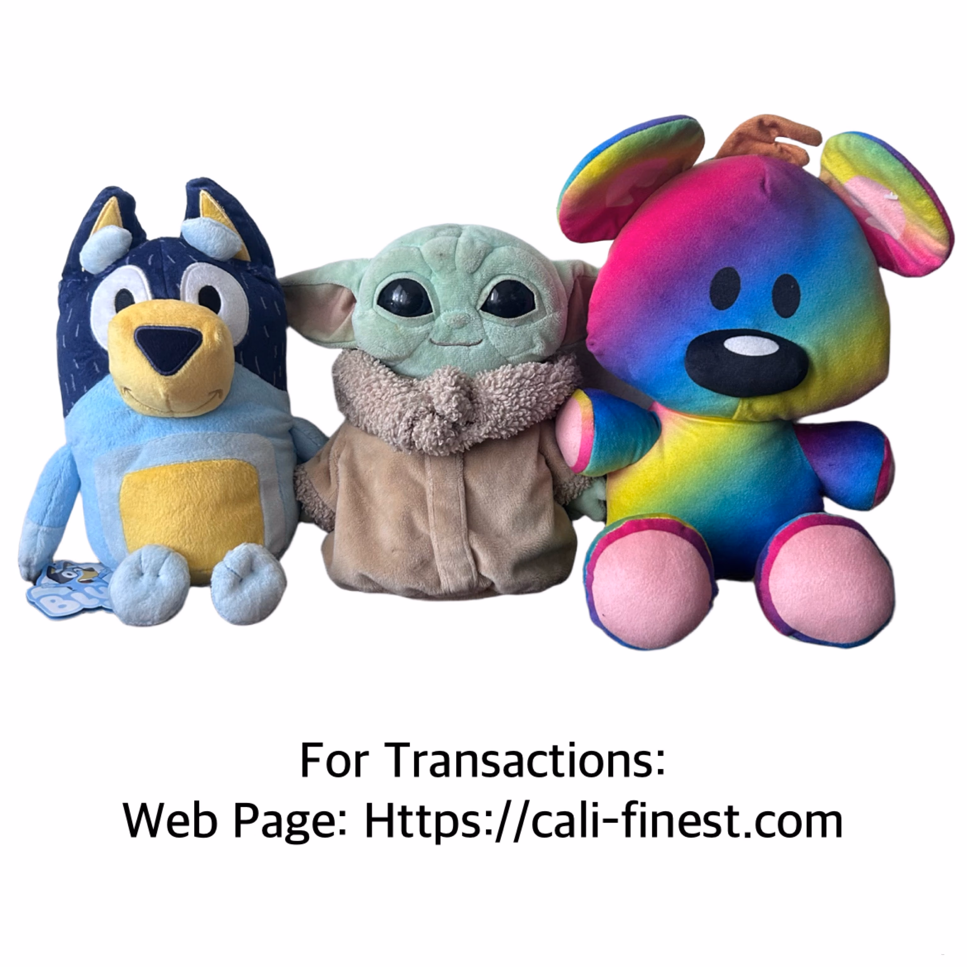 Bluey, The Child, Garfield Teddy Bear Plush Toys