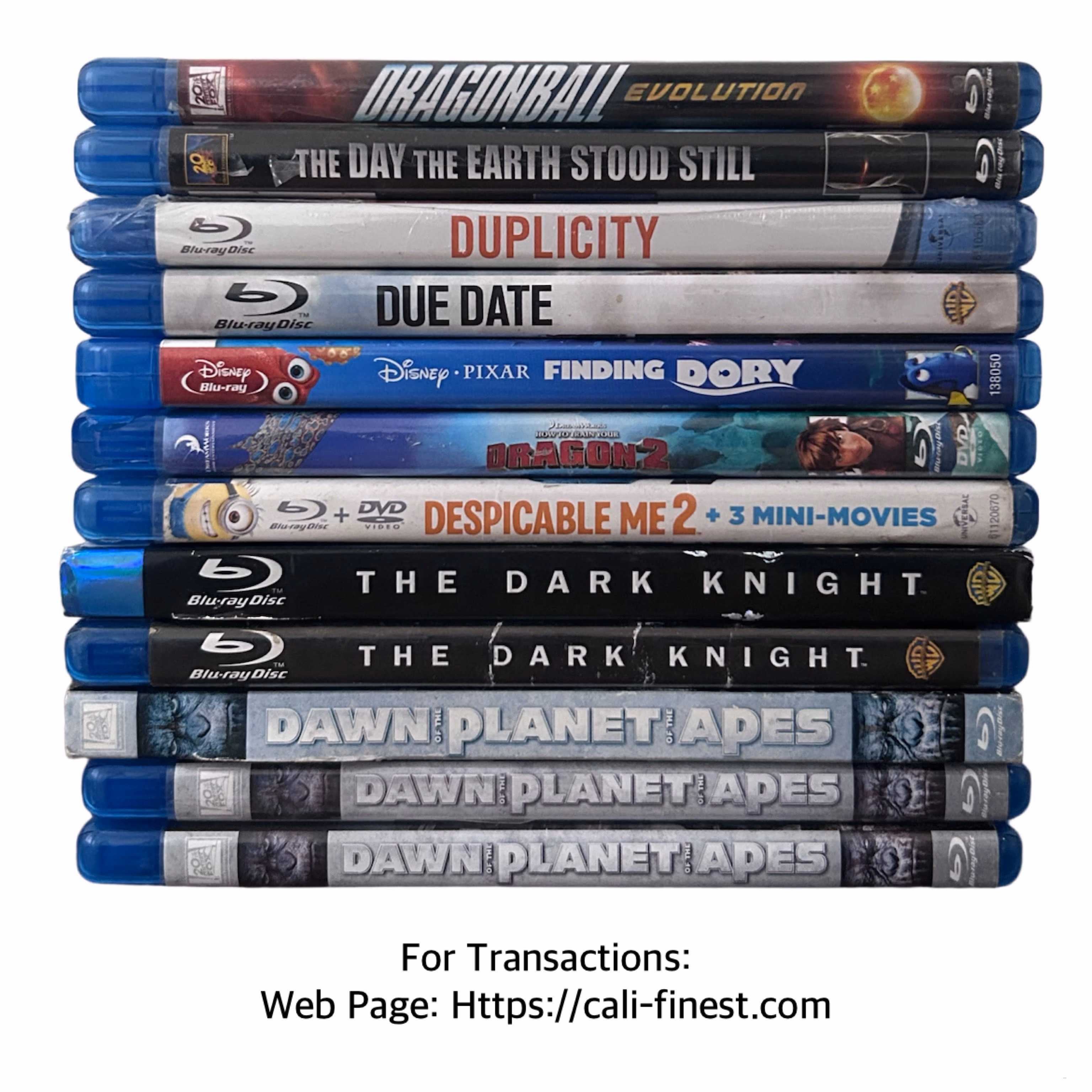 Blu-Ray Movies Title D Region A