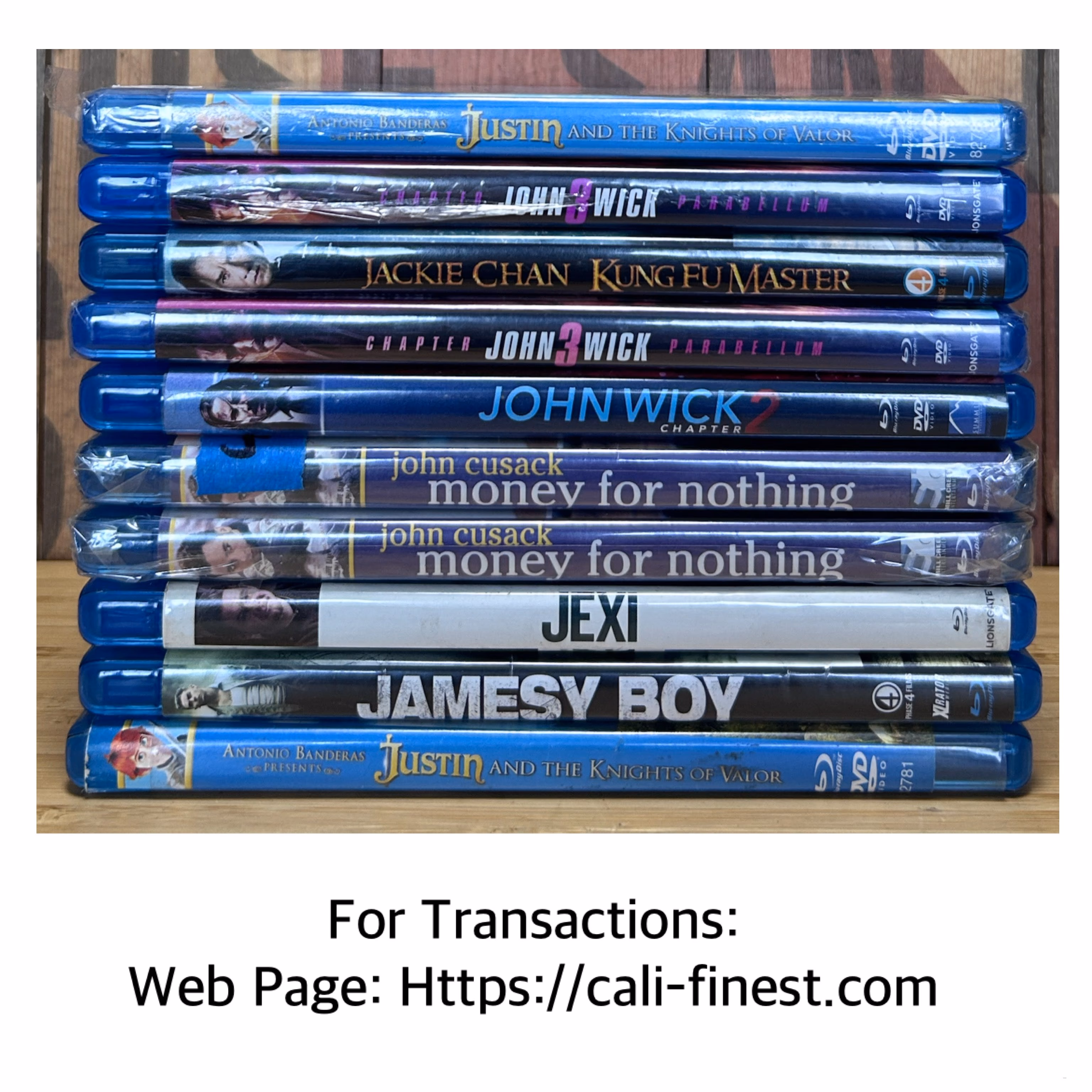 Blu Ray Movies Title J Region A