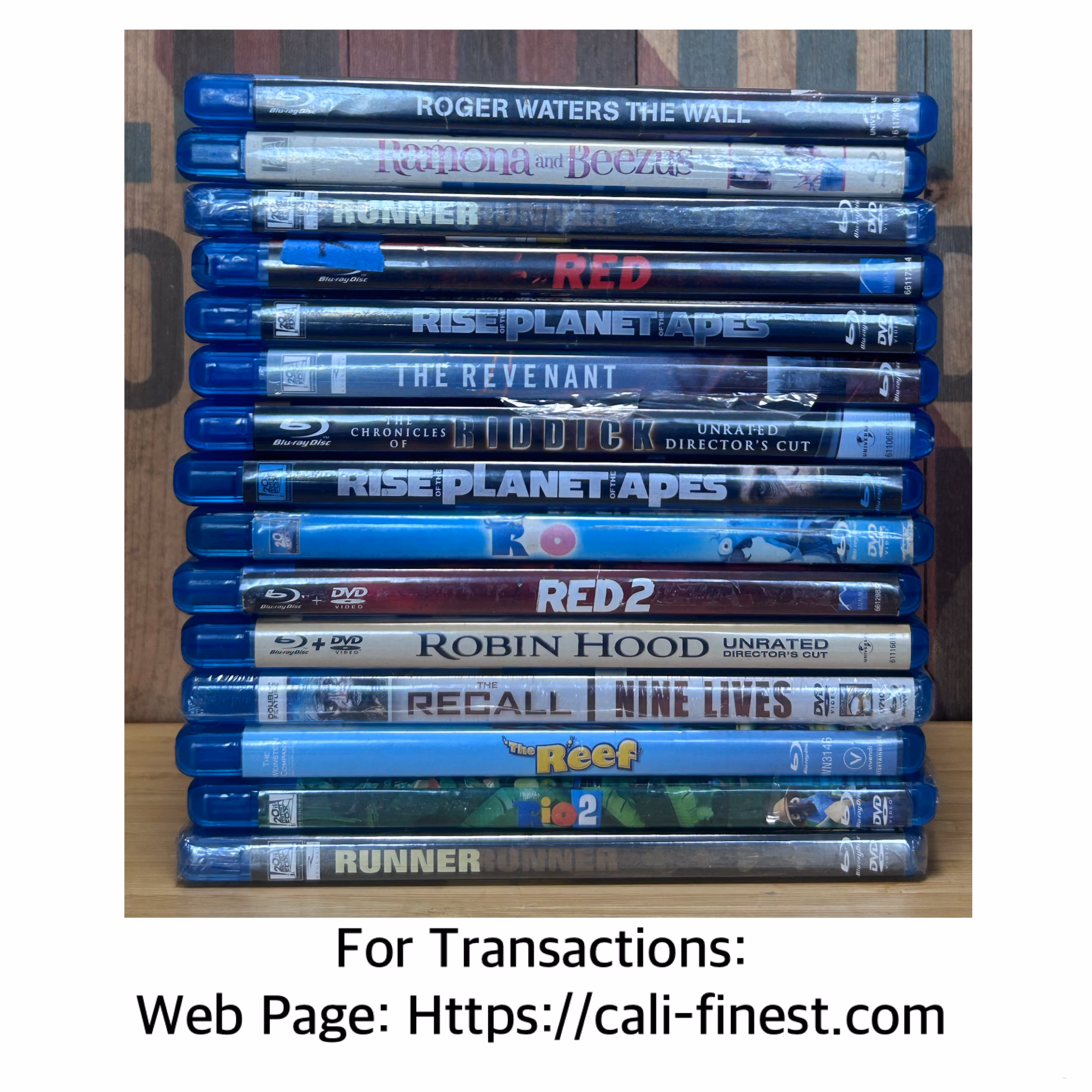 Blu Ray Movies Title R Region A