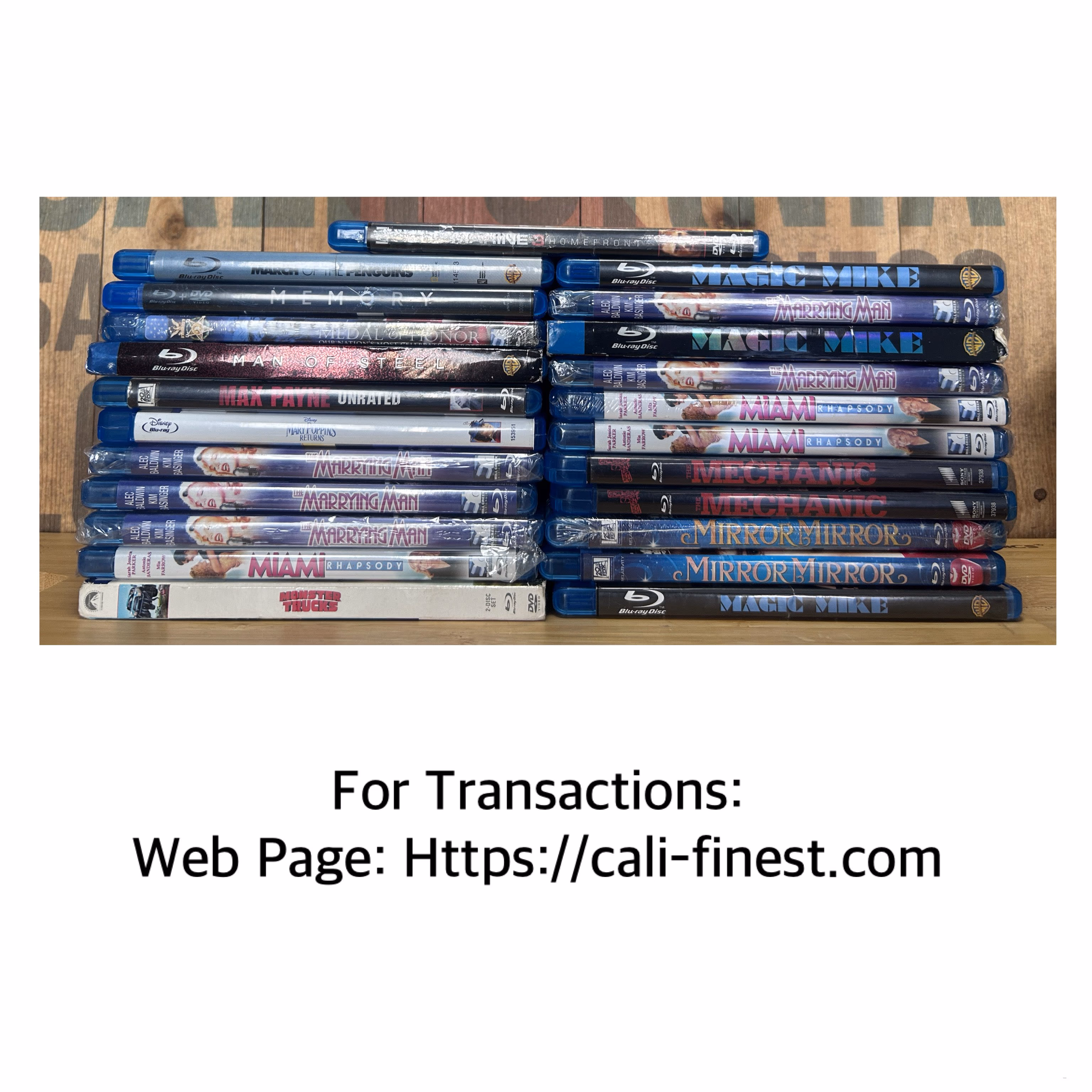Blu Ray Movies Title M Region A