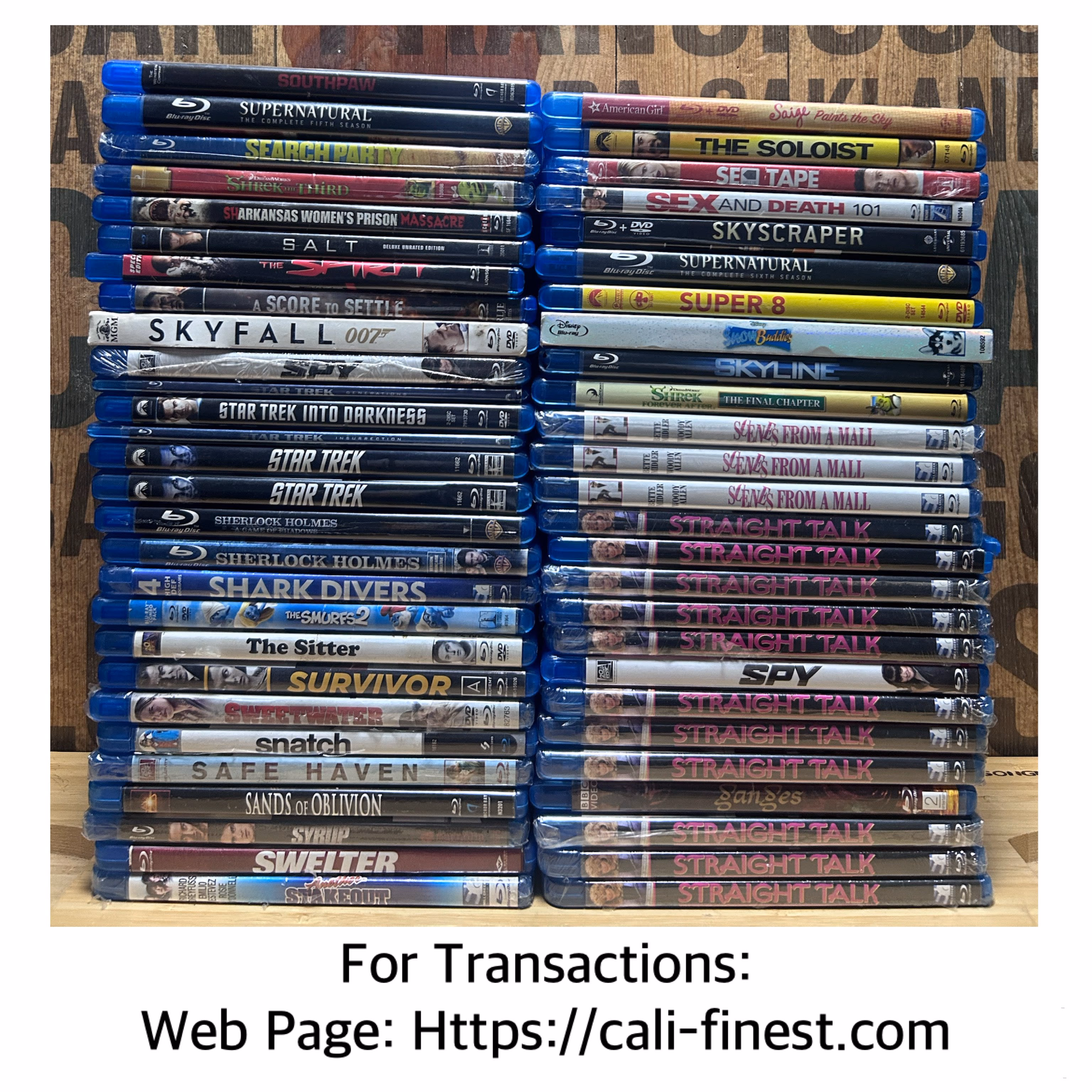 Blu Ray Movies Title S Region A