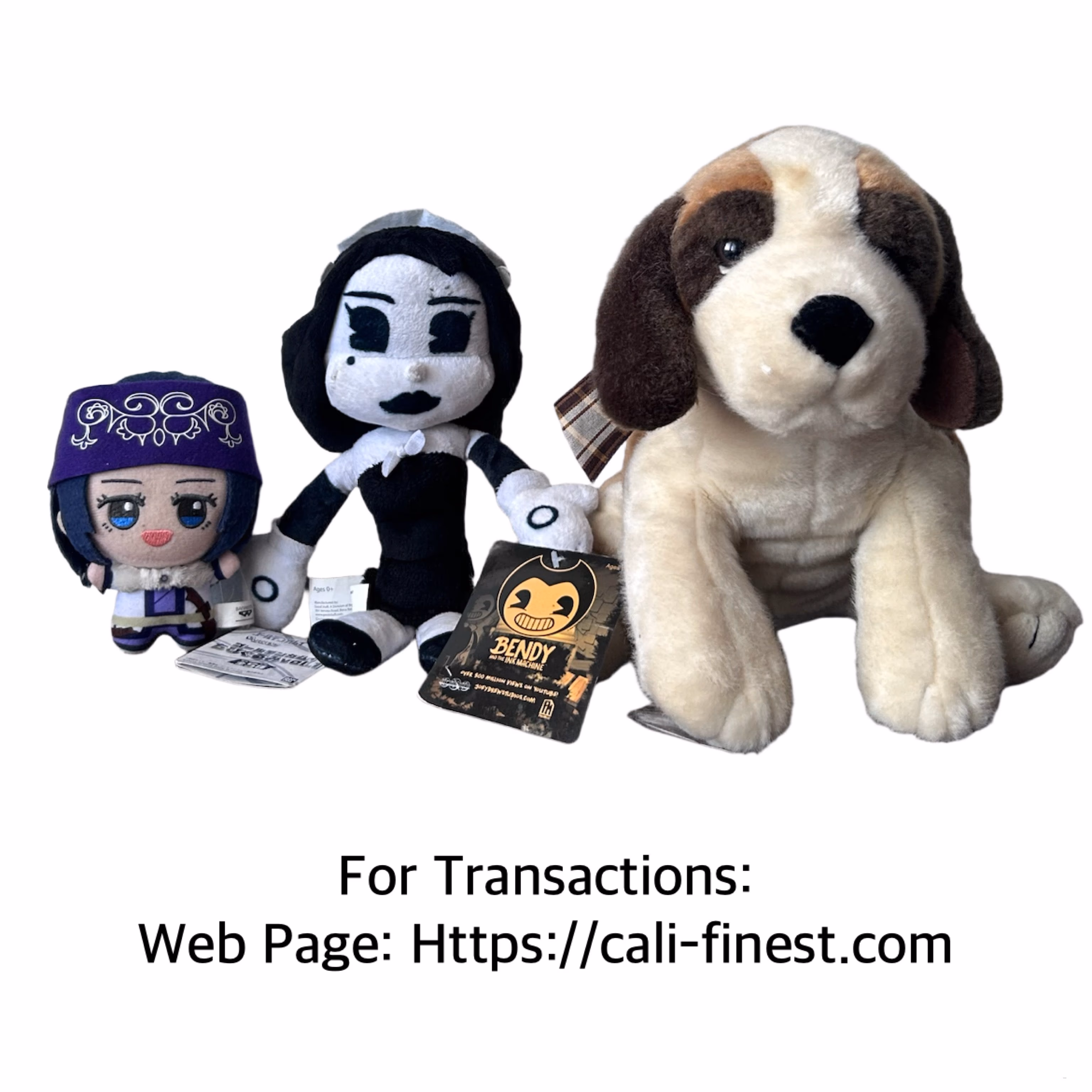 Bendy, Saint Bernard Dog Plush Toys