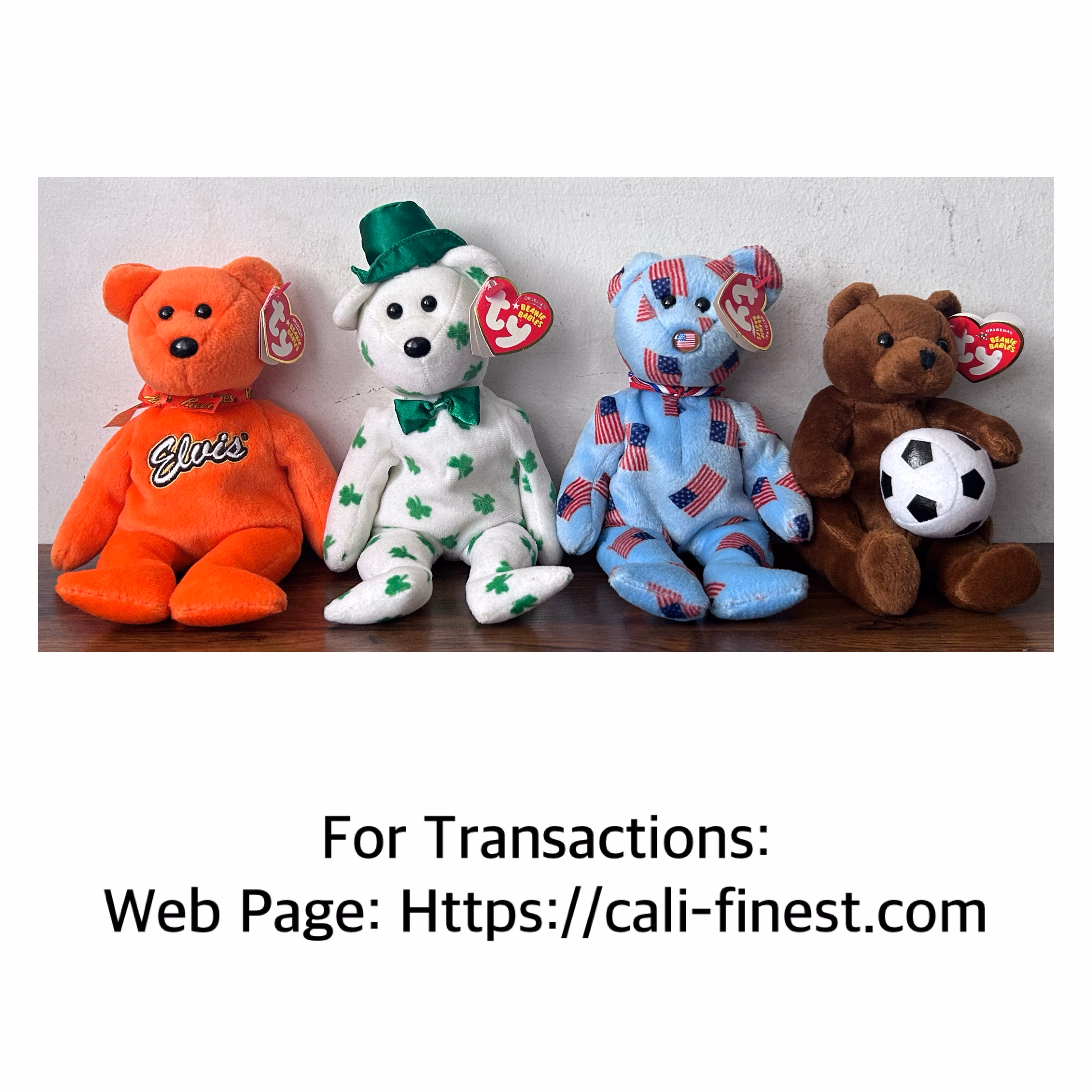 Ty Coco, O’Fortune, Union and Soccer Bear Collection