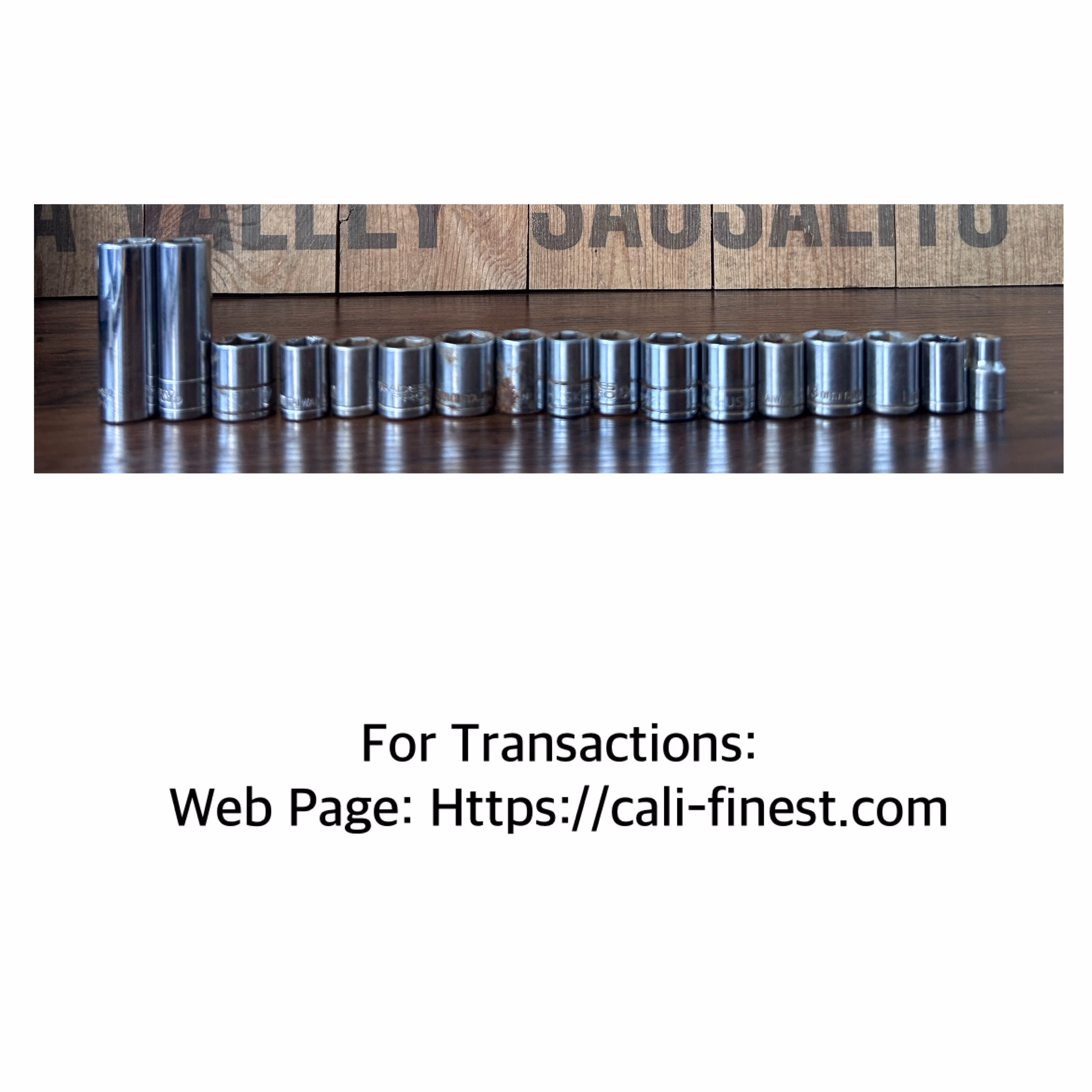 Assorted Brand 6 Point 1/4 Drive Socket Deep and shallow   HT#00115  