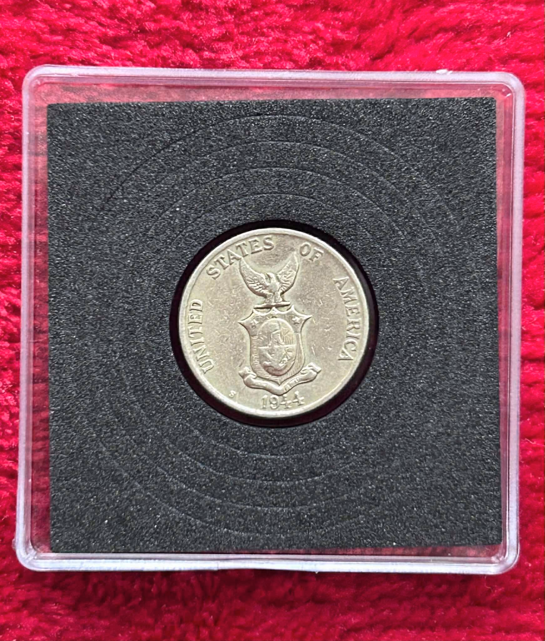 1944 United States of America Five Centavos Filipinas Coin