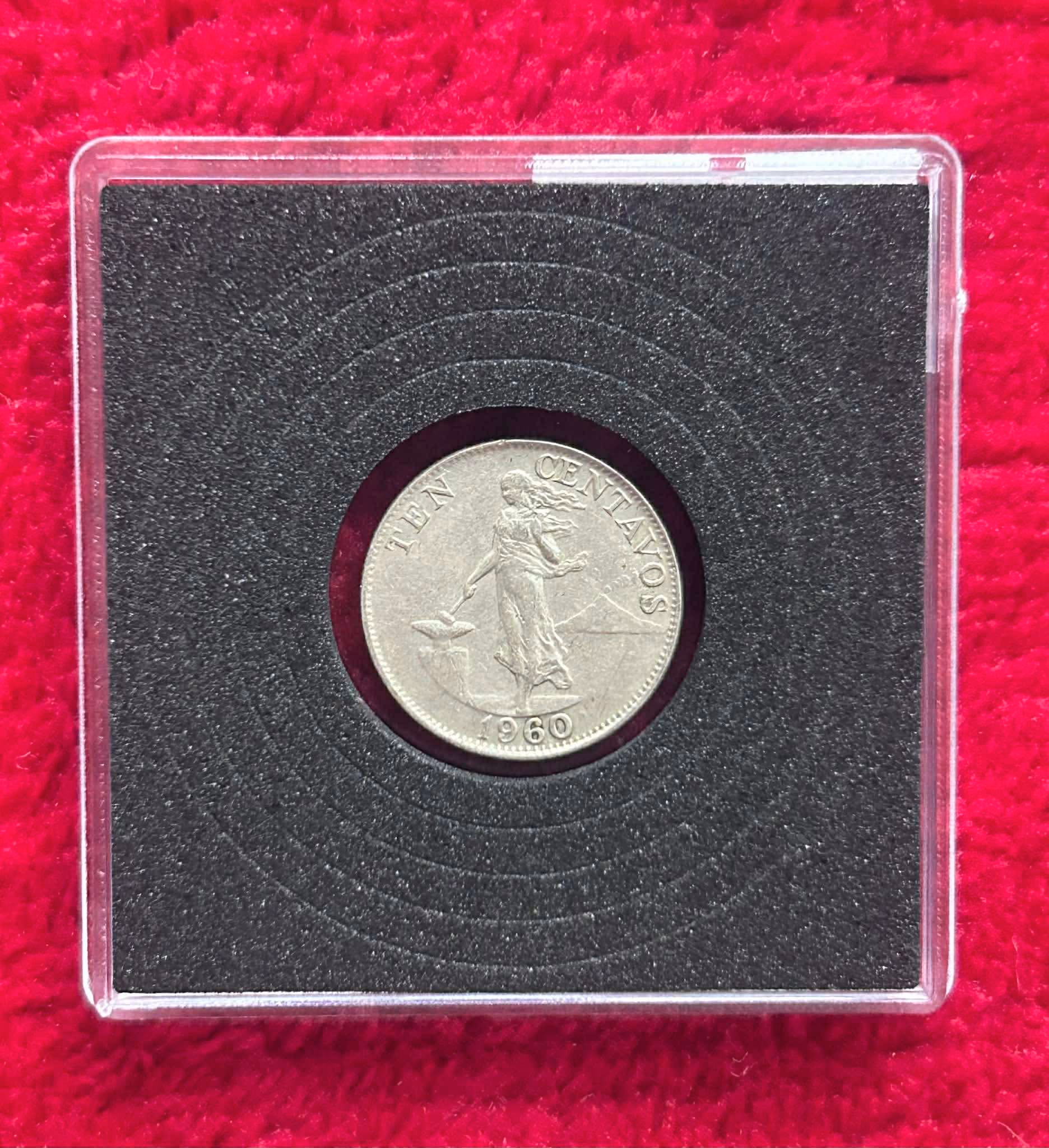 1960 Central Bank of the Philippines Ten Centavos Coin