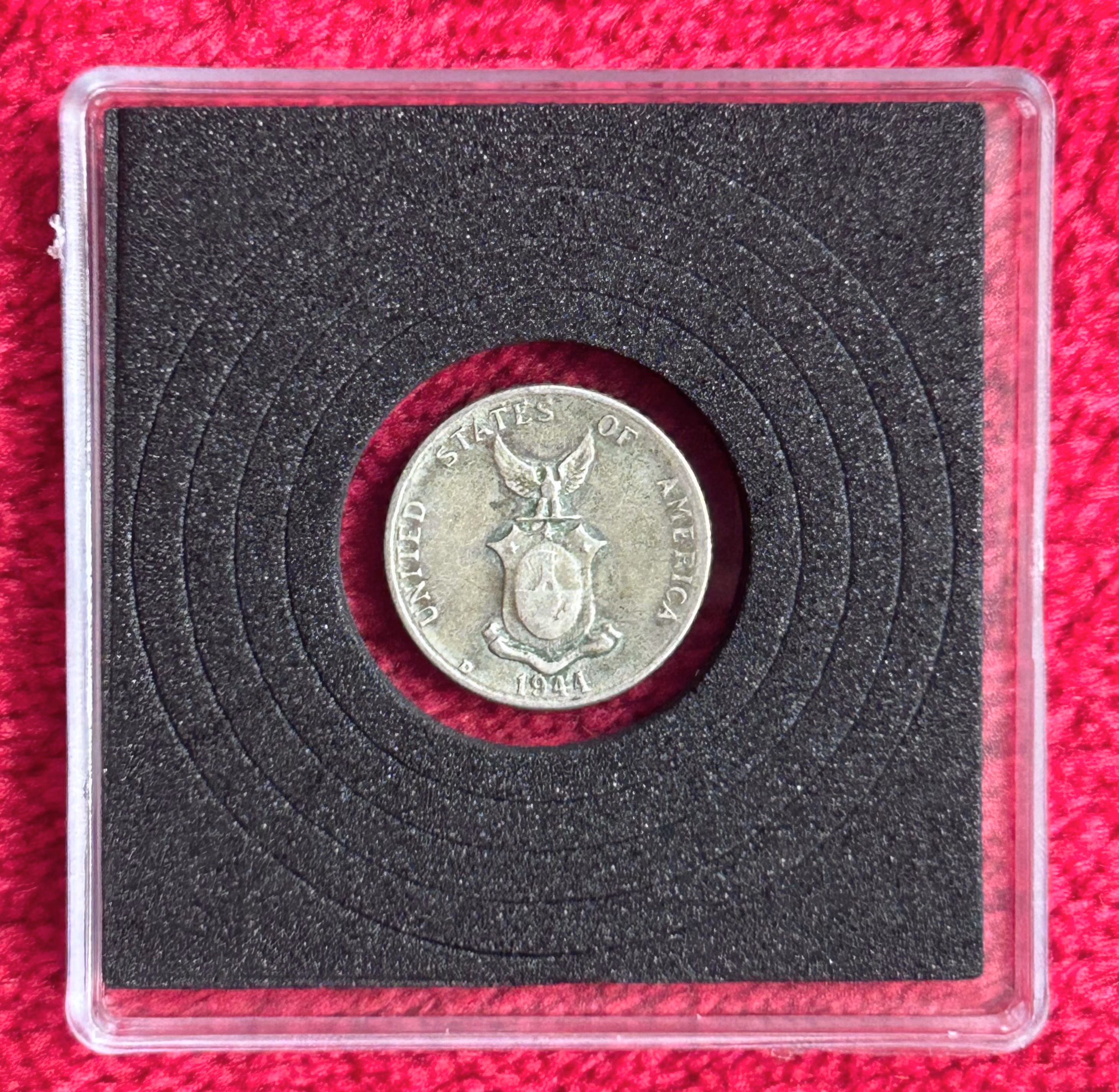 1944 United State of America Ten Centavos Coin