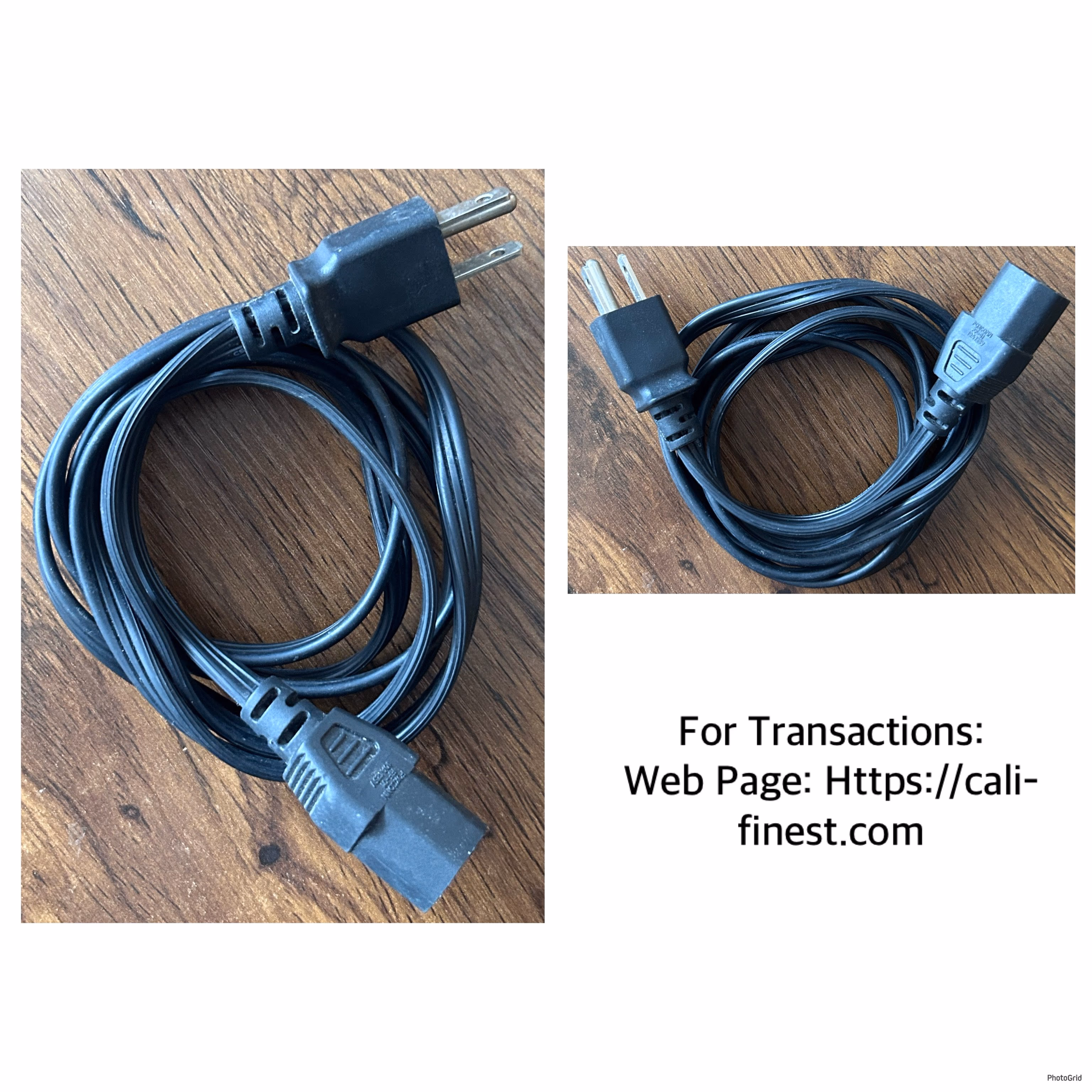 3 Prong Ac Power Cord