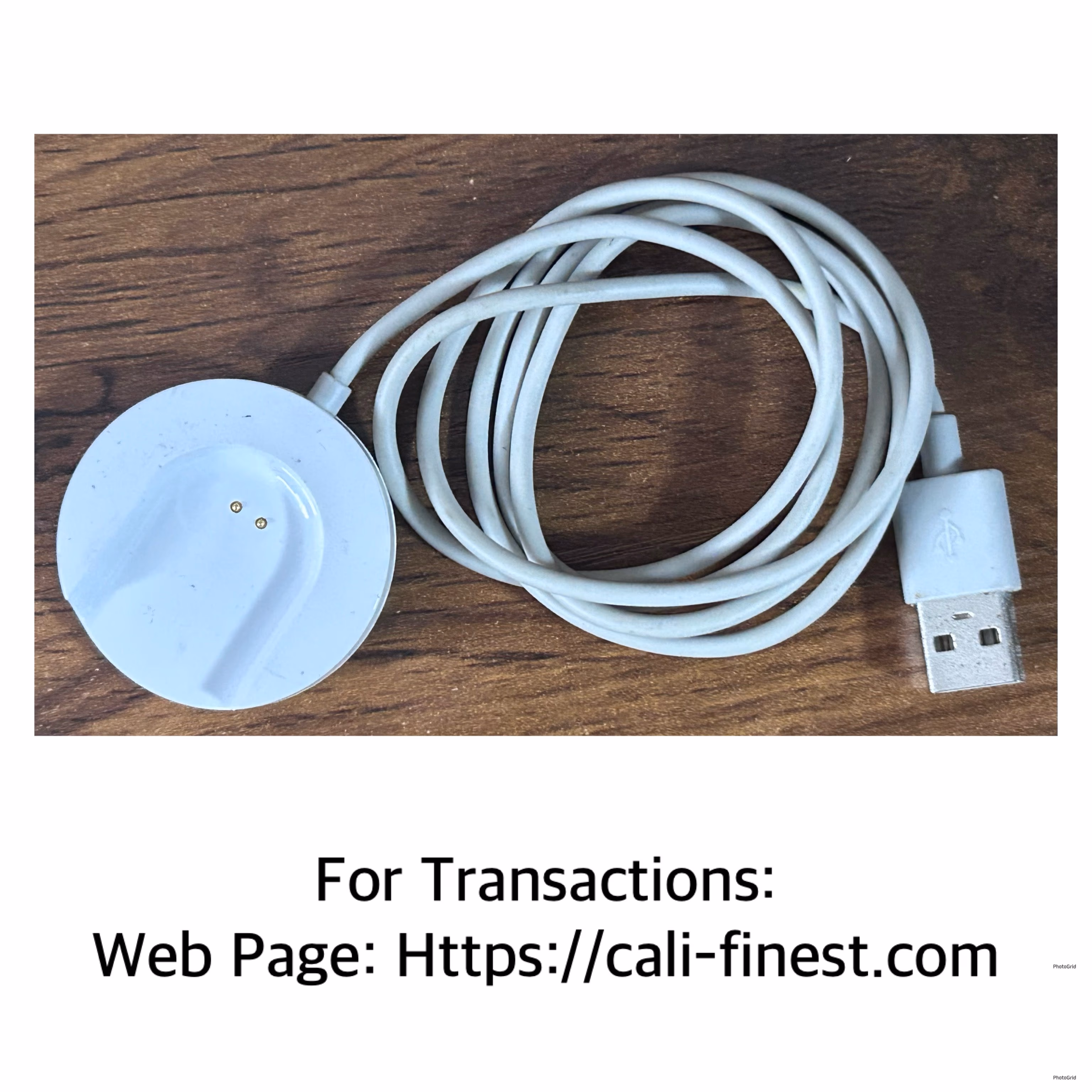 SmartWatch Magnetic Absorption Charging Cable