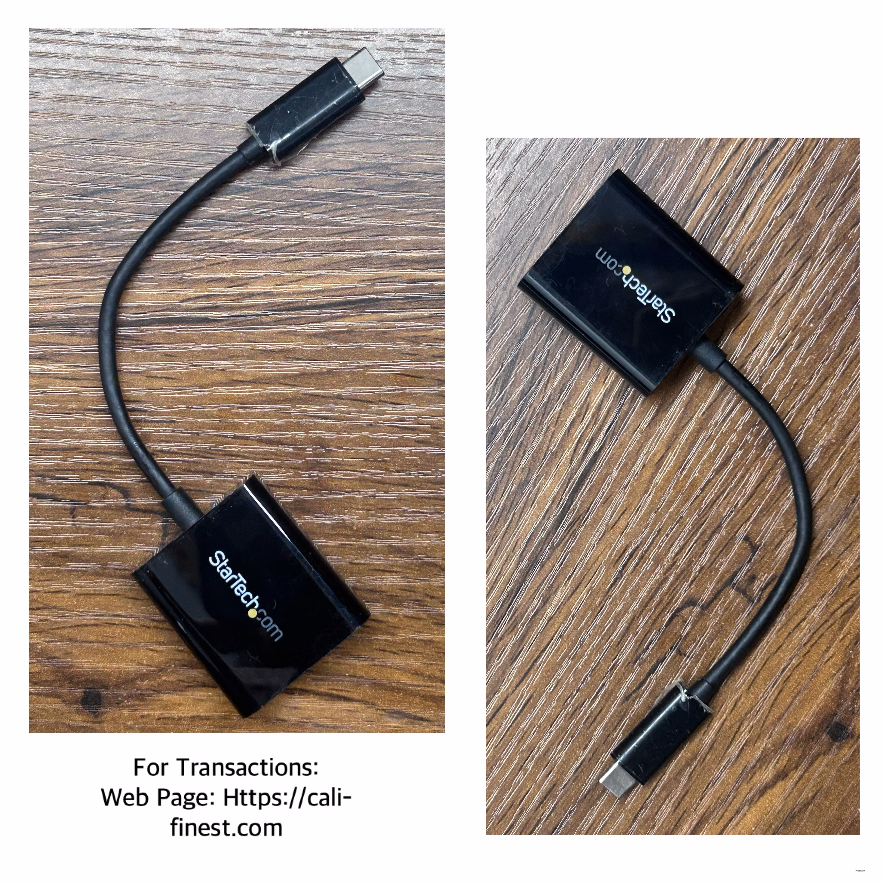 Female Display Port to USB Type C Cord