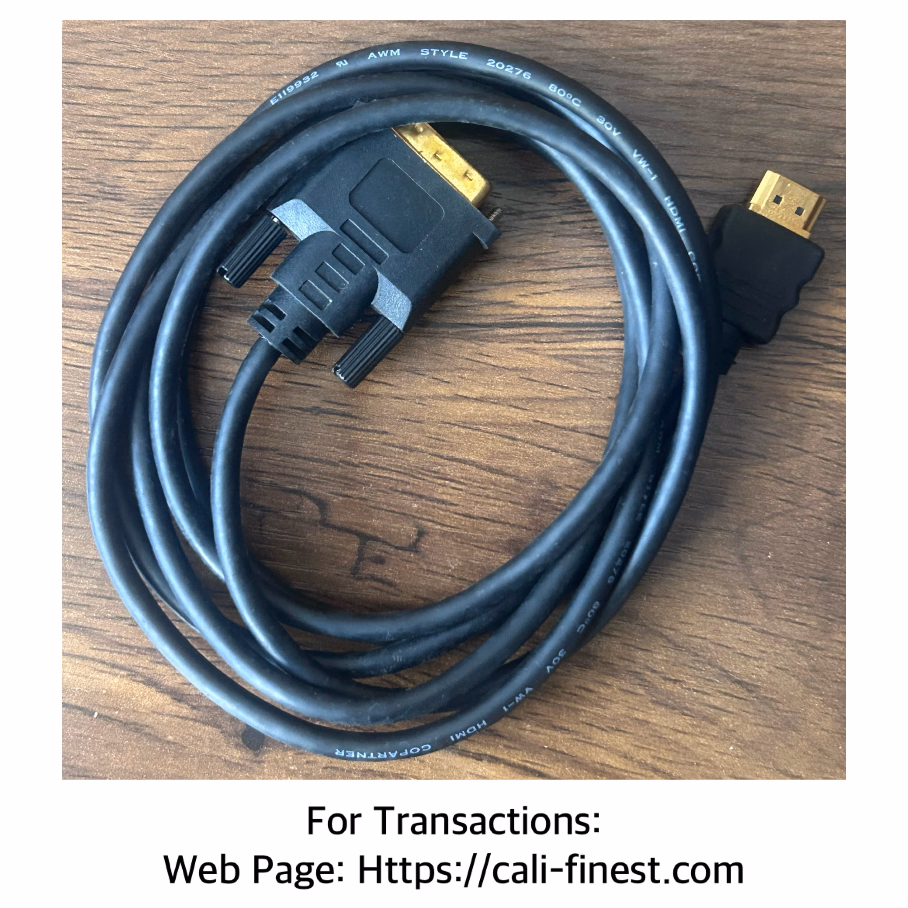 HDMI to DVI Cables