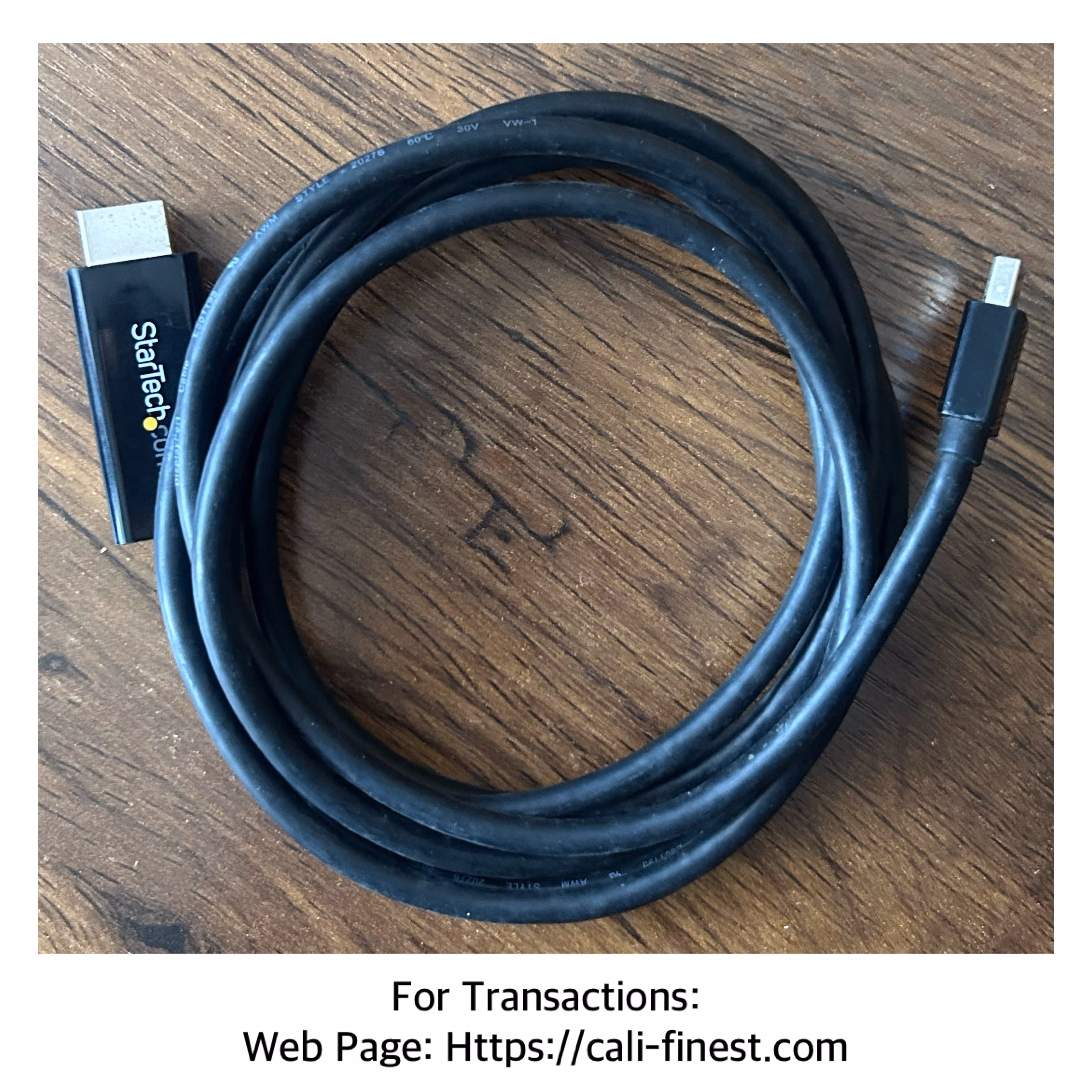 Startech HDMI to Mini Display Port 6ft 4k Cable