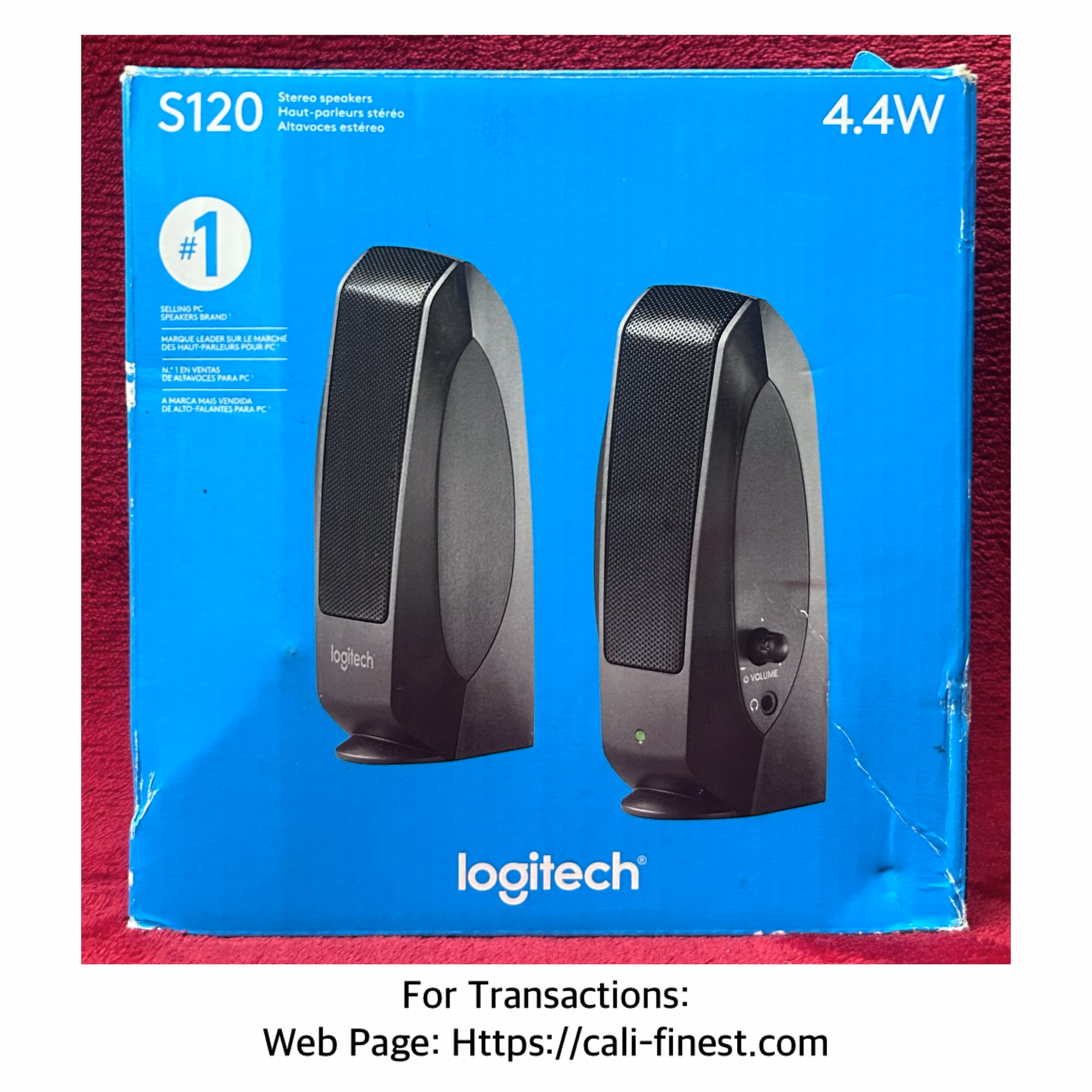 Logitech S120 2.0 Speaker System 4.4w (110V)