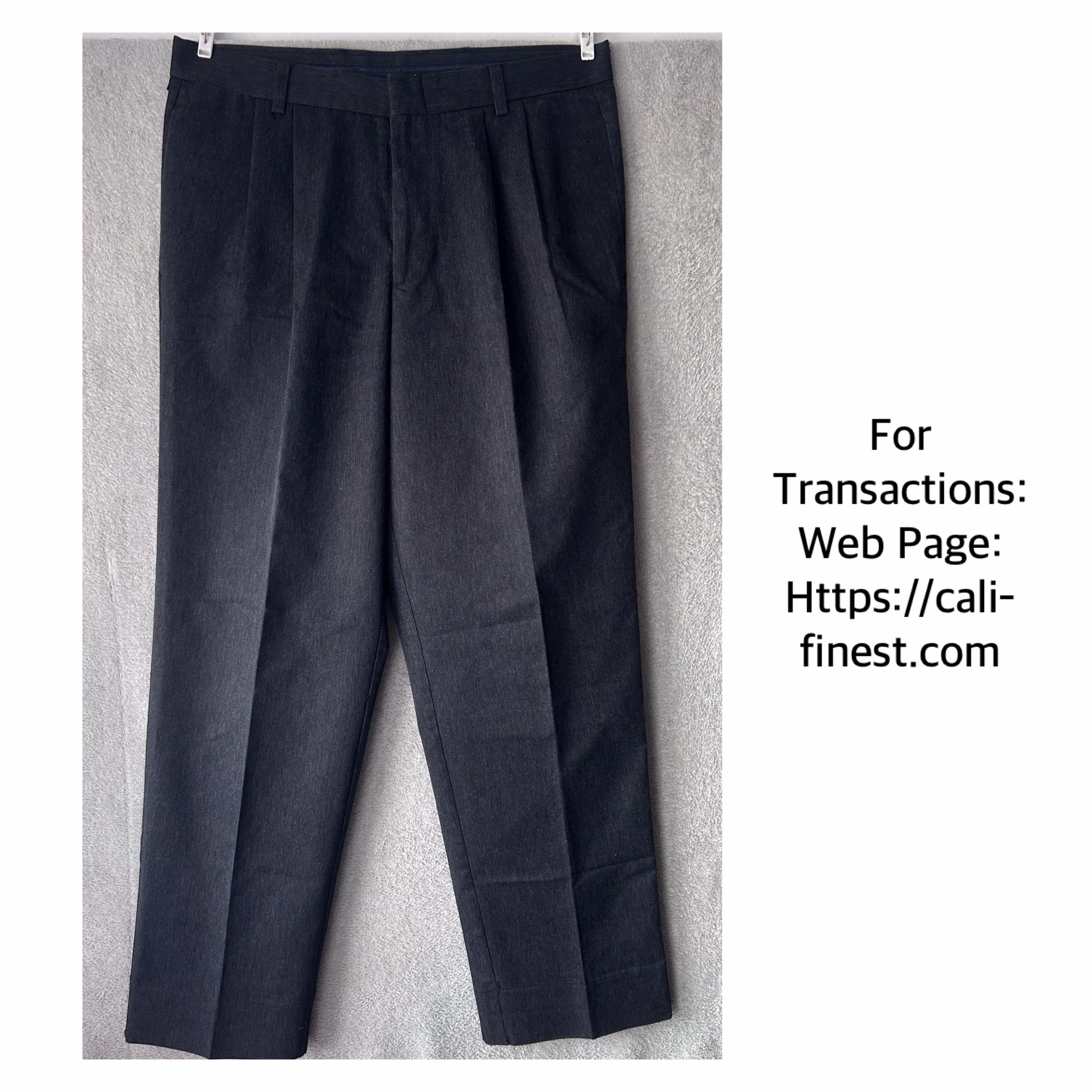 Dockers W33 L30 Formal Black Slacks for Men