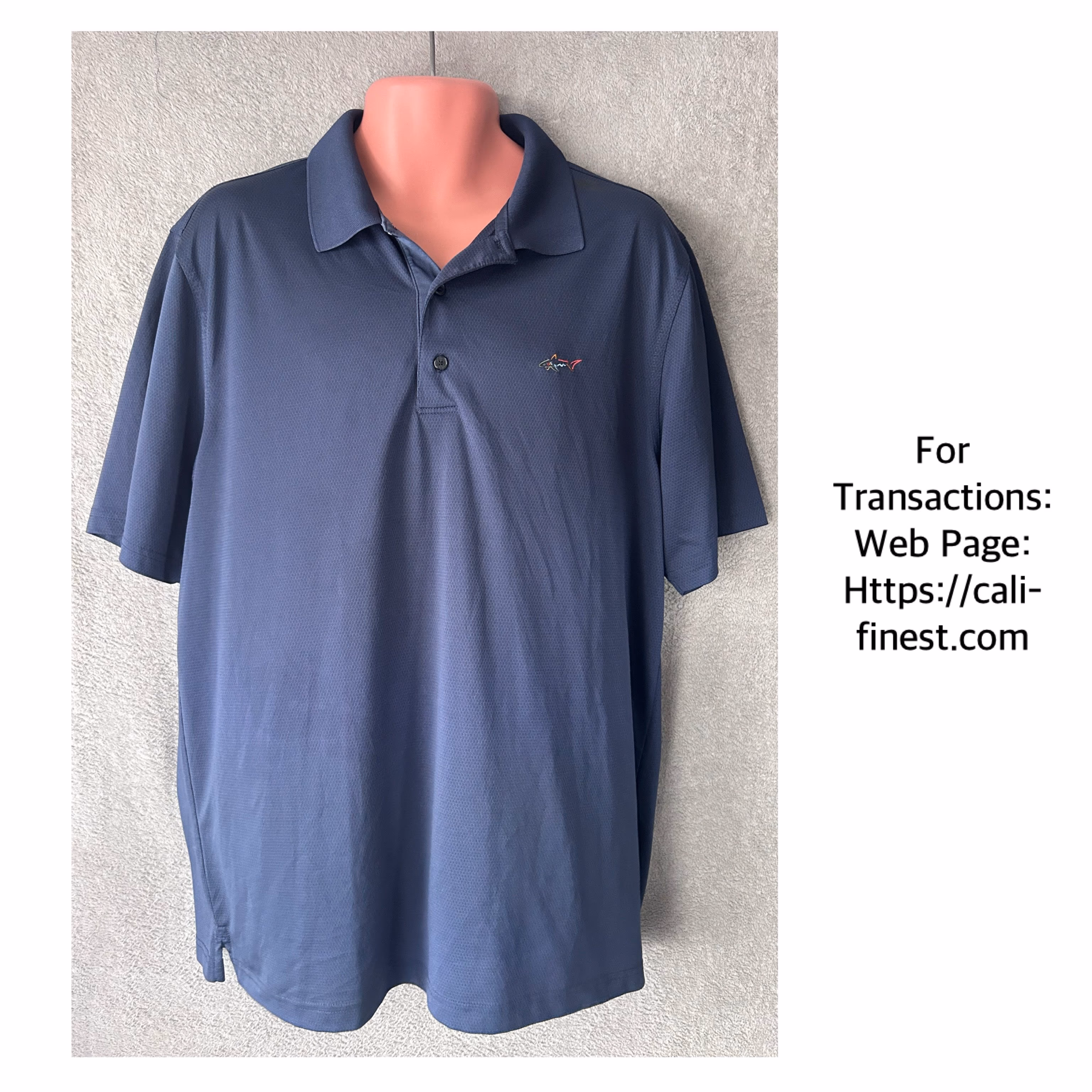 Greg Norman Gold Polo Shirt