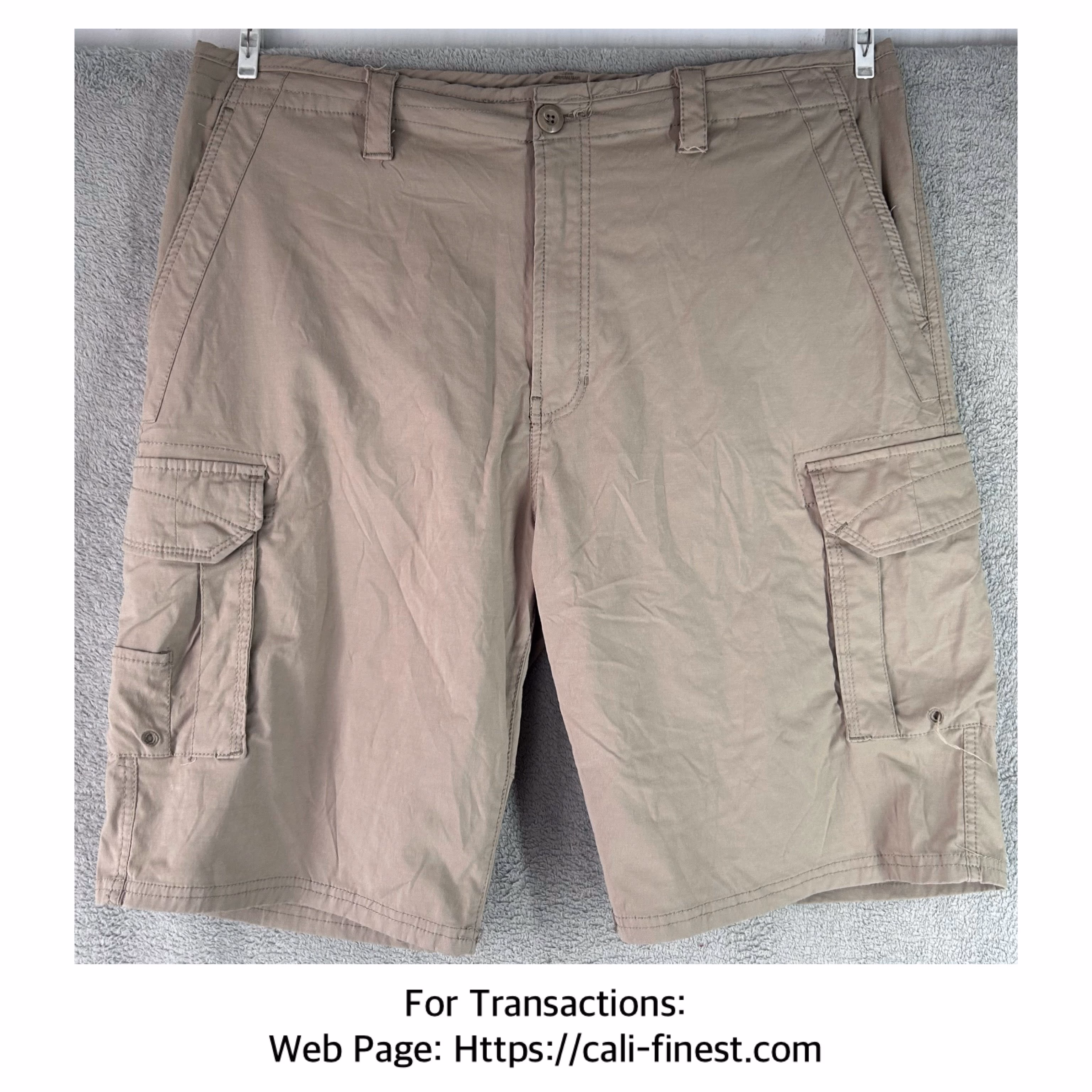 Ocean Current Men’s Khaki Cargo Short 38