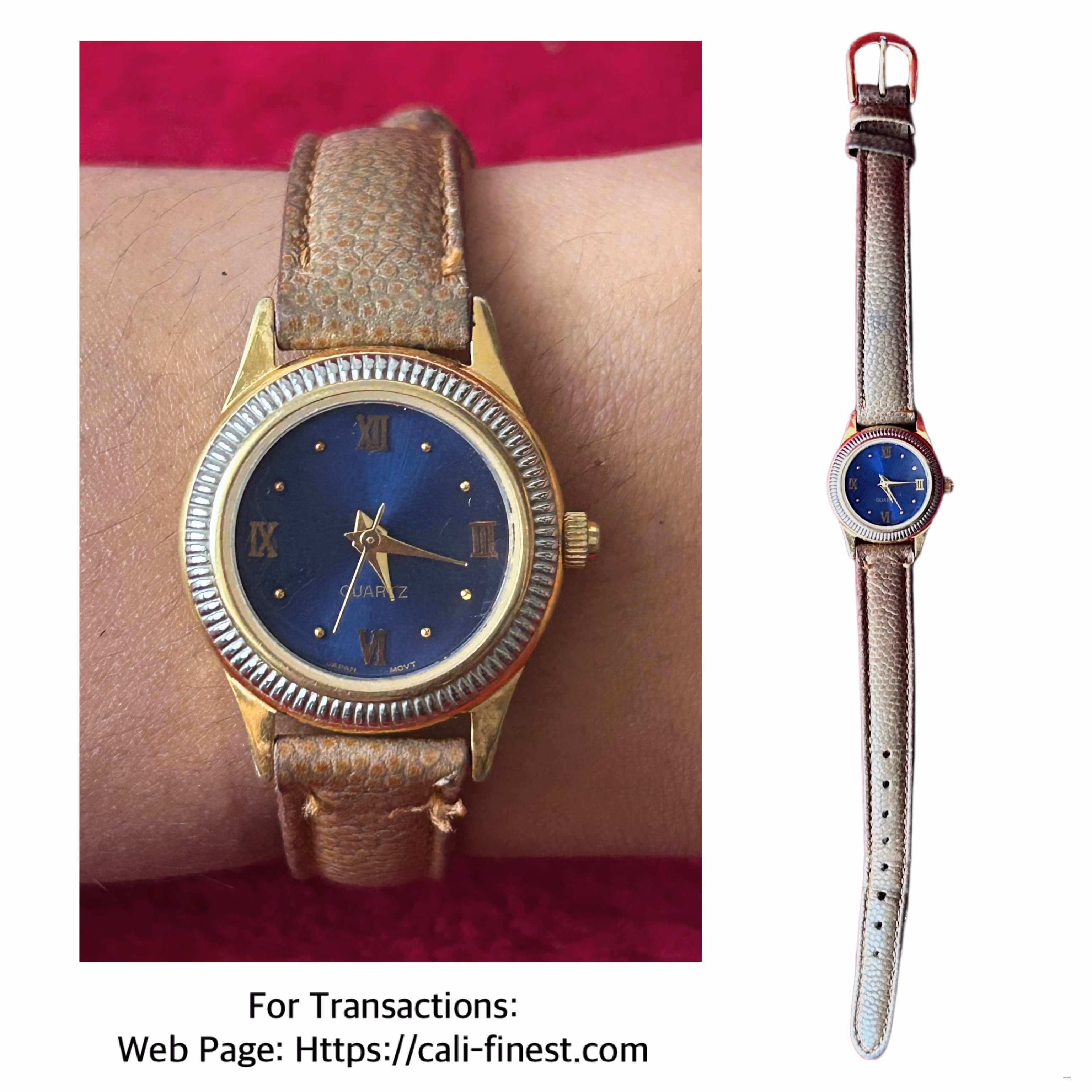 AVON Leather Quartz Analog Women’s Watch