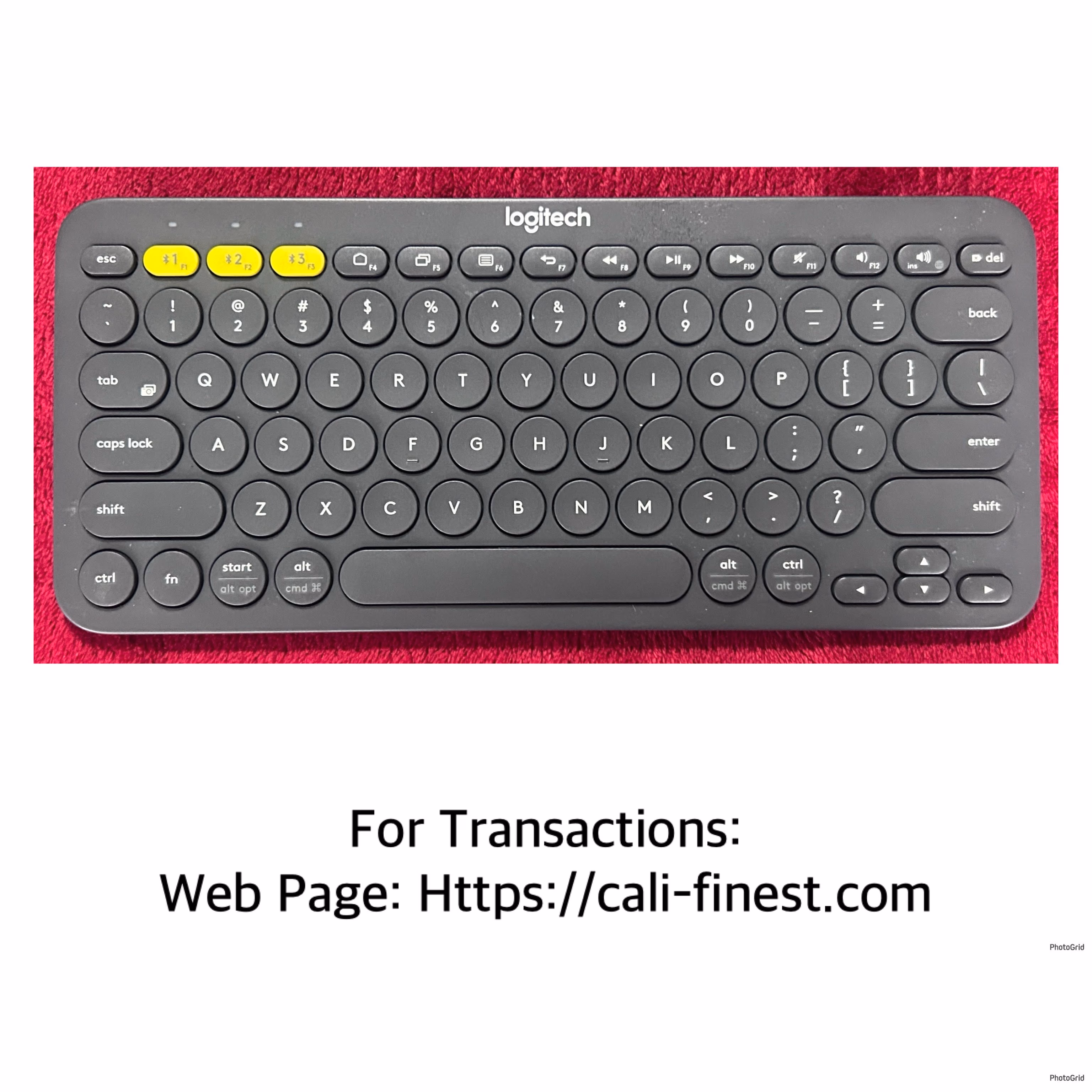 Logitech K380 Multi-Device Bluetooth Keyboard for Laptop Ipad 