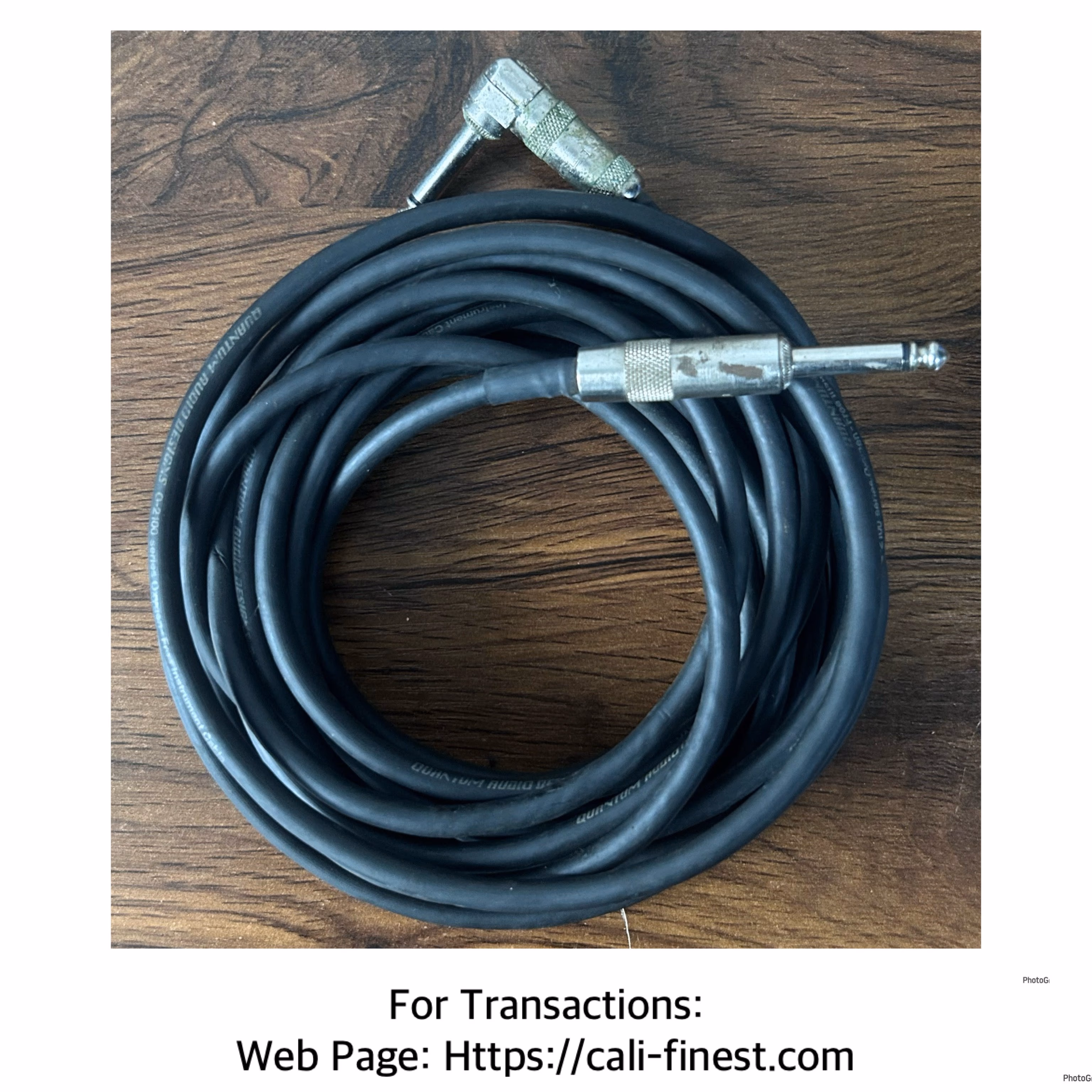 GH Quantum Designs Instrument Cable Q1200 Series 