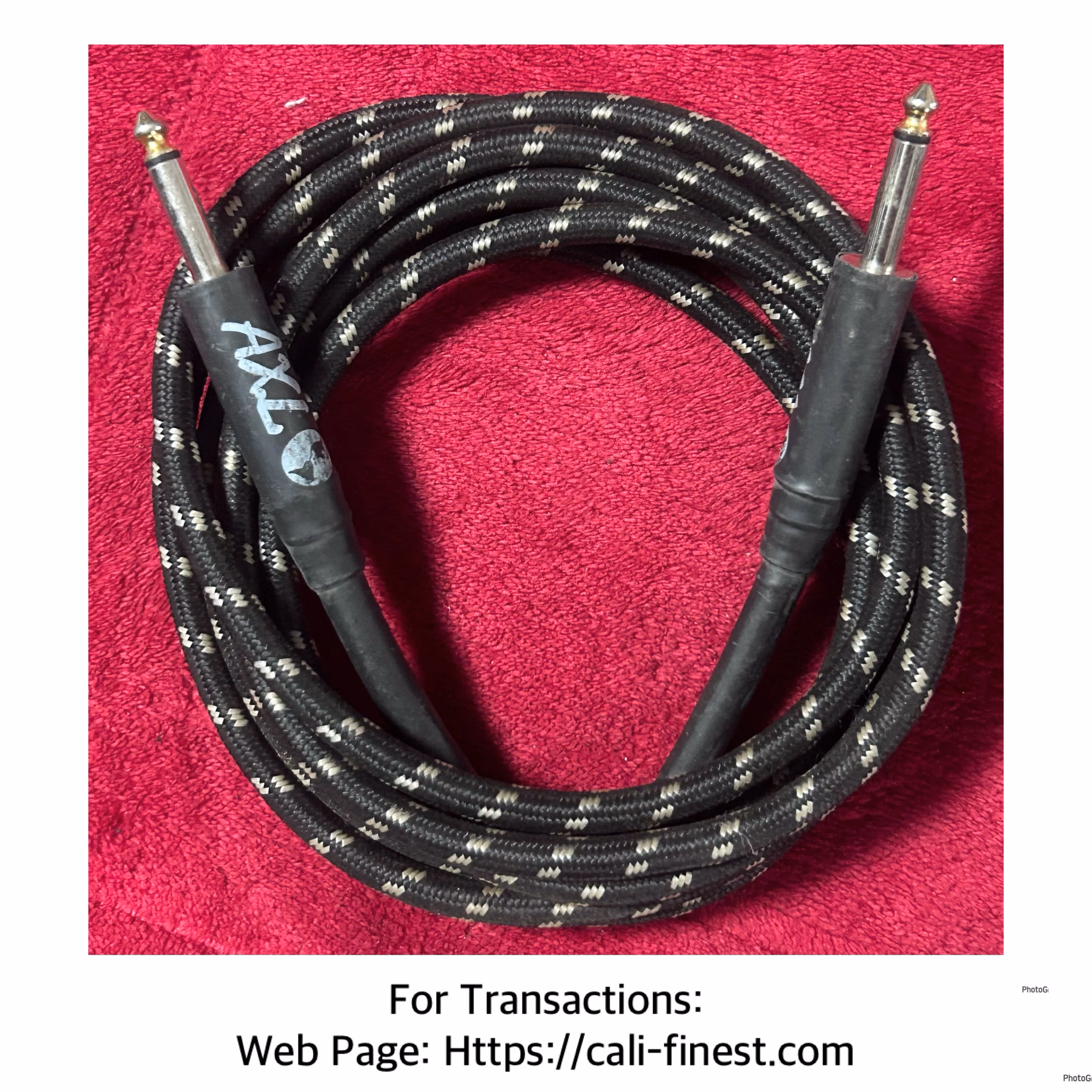 AXL Audio Instrument Cable