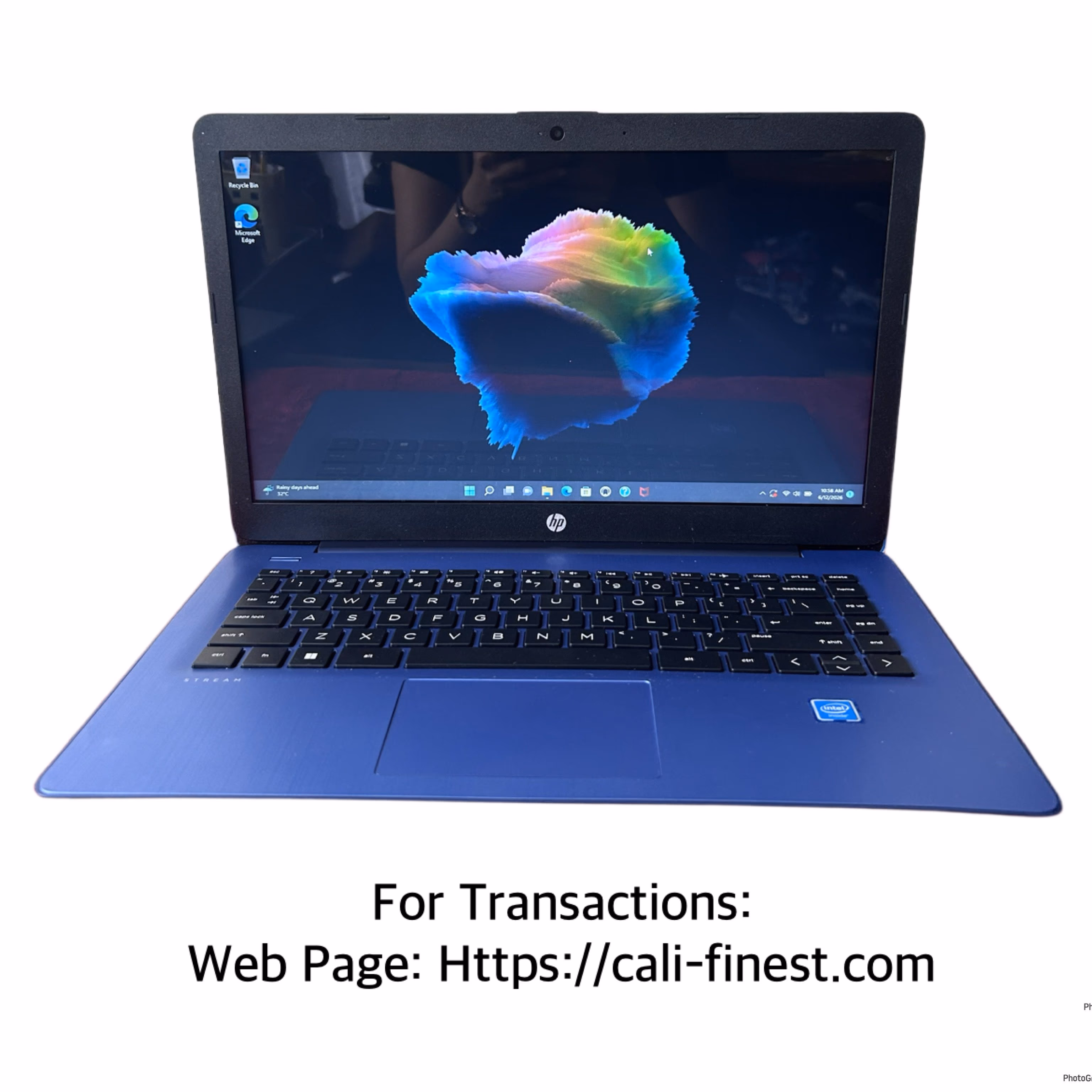 Hp Stream Laptop 14 Blue