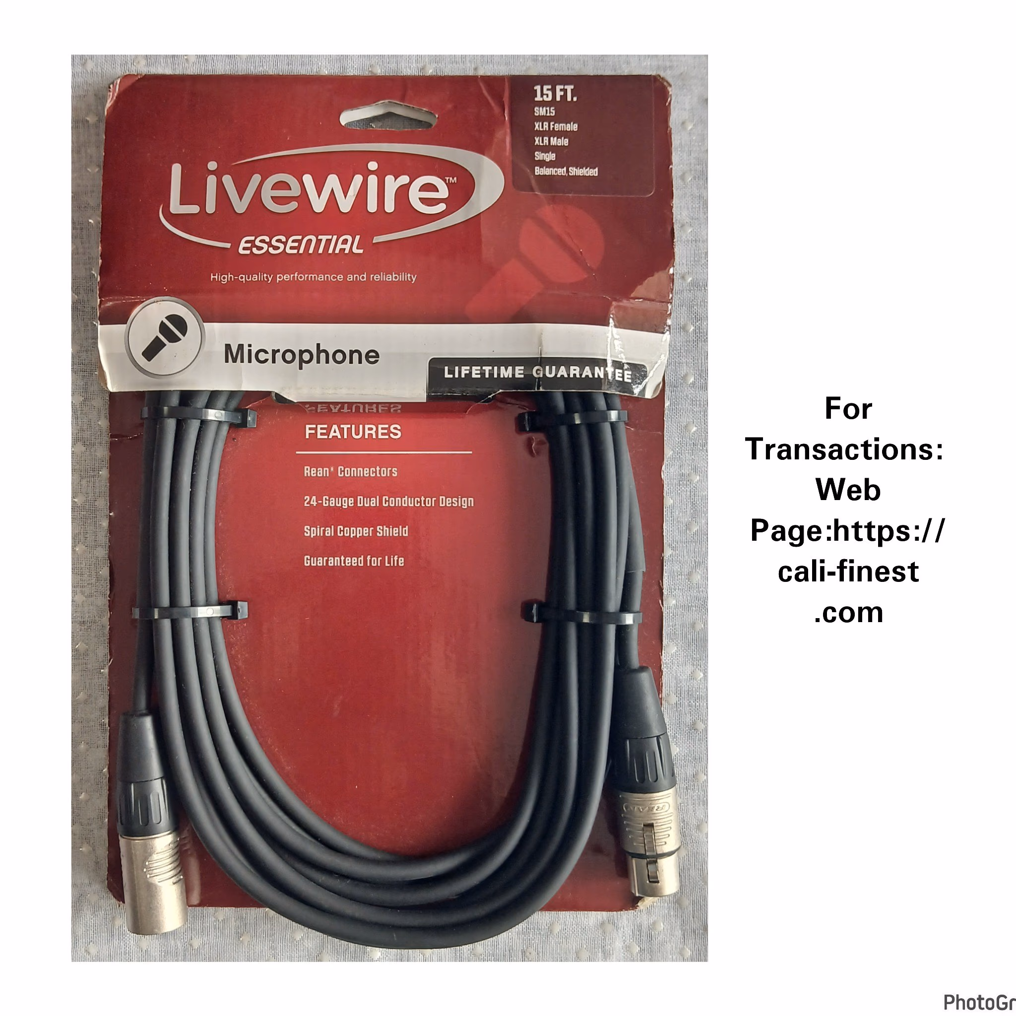 Livewire Essential Microphone Cables