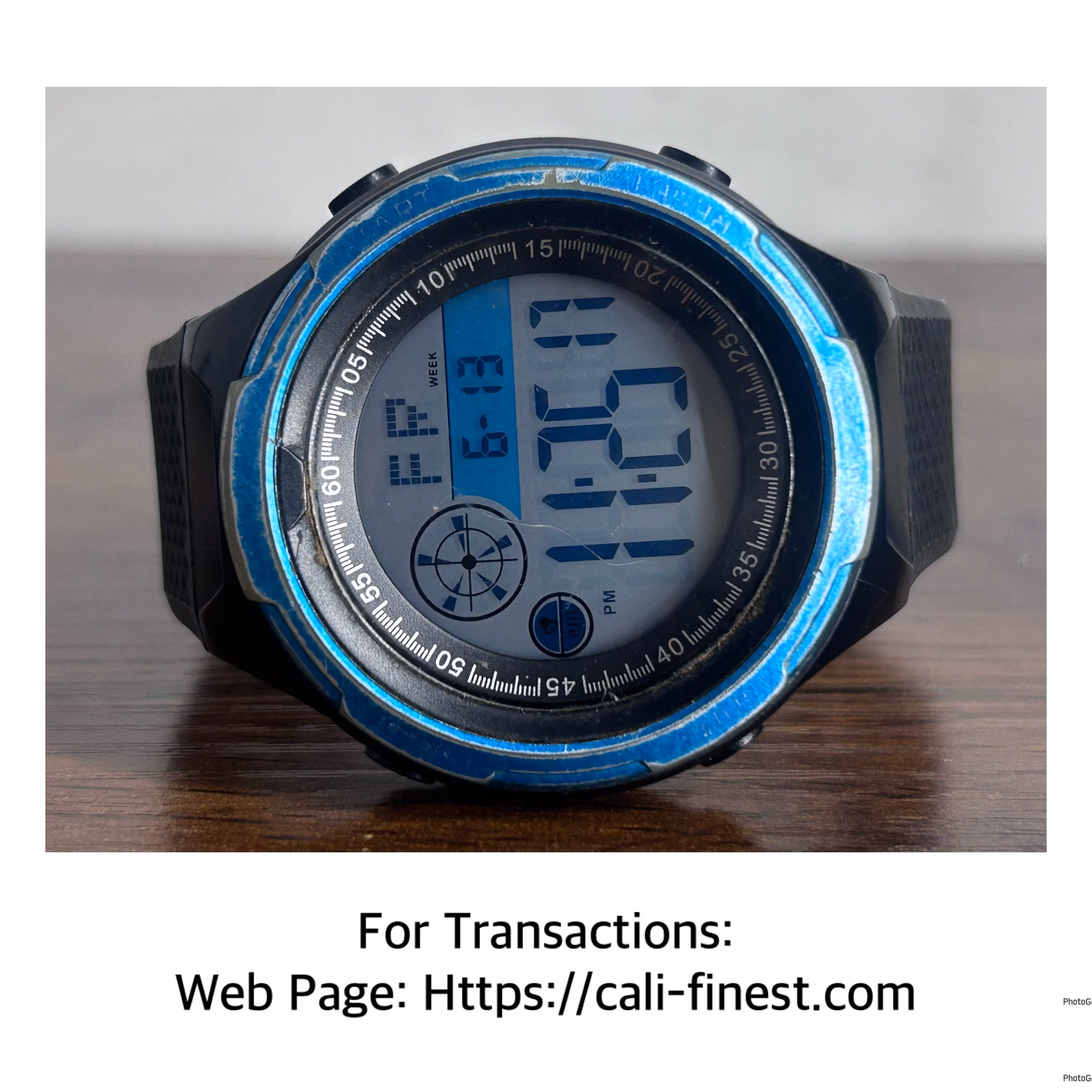 Black Silicon Sport Digital Unisex Watch