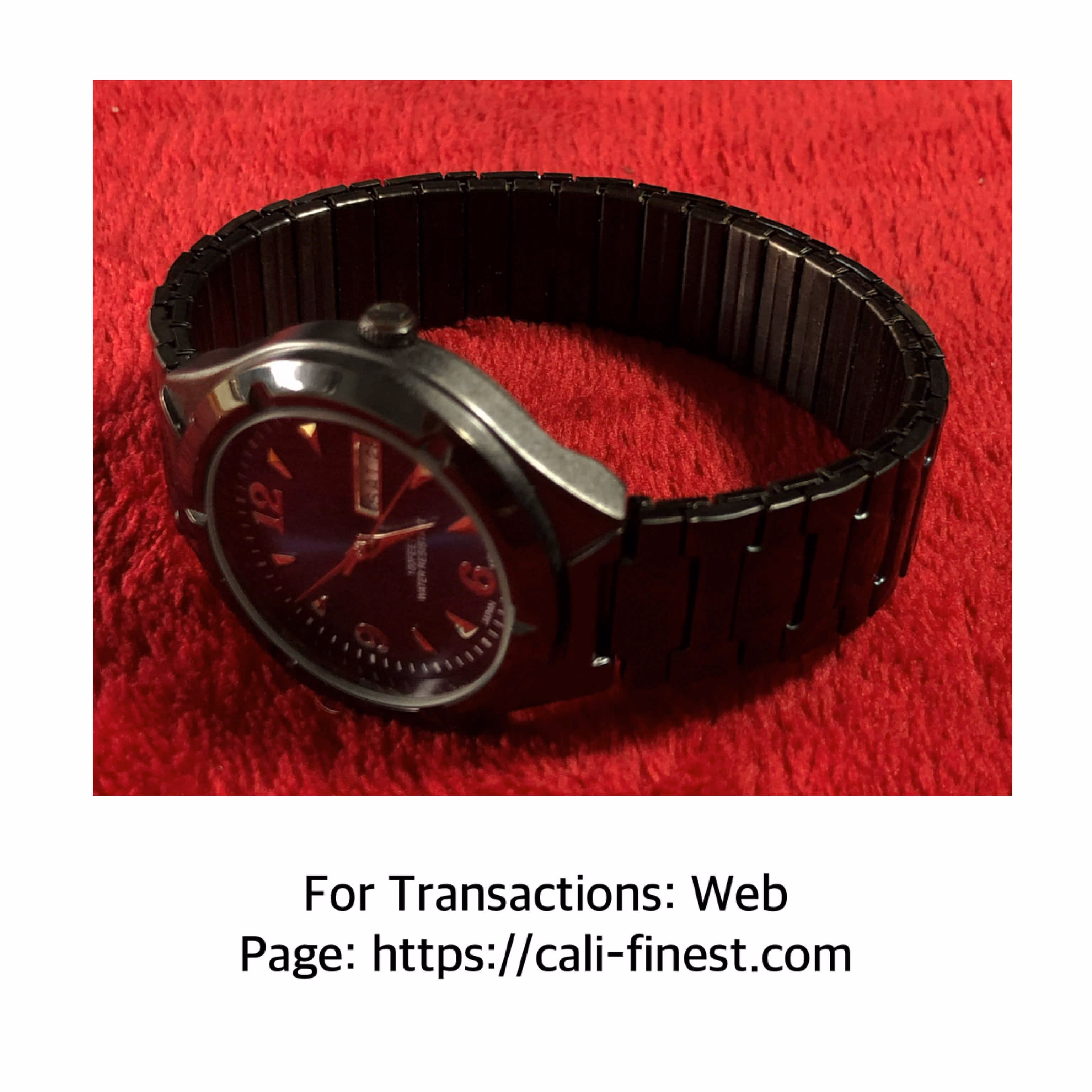Men's Blue Face Dress Watch