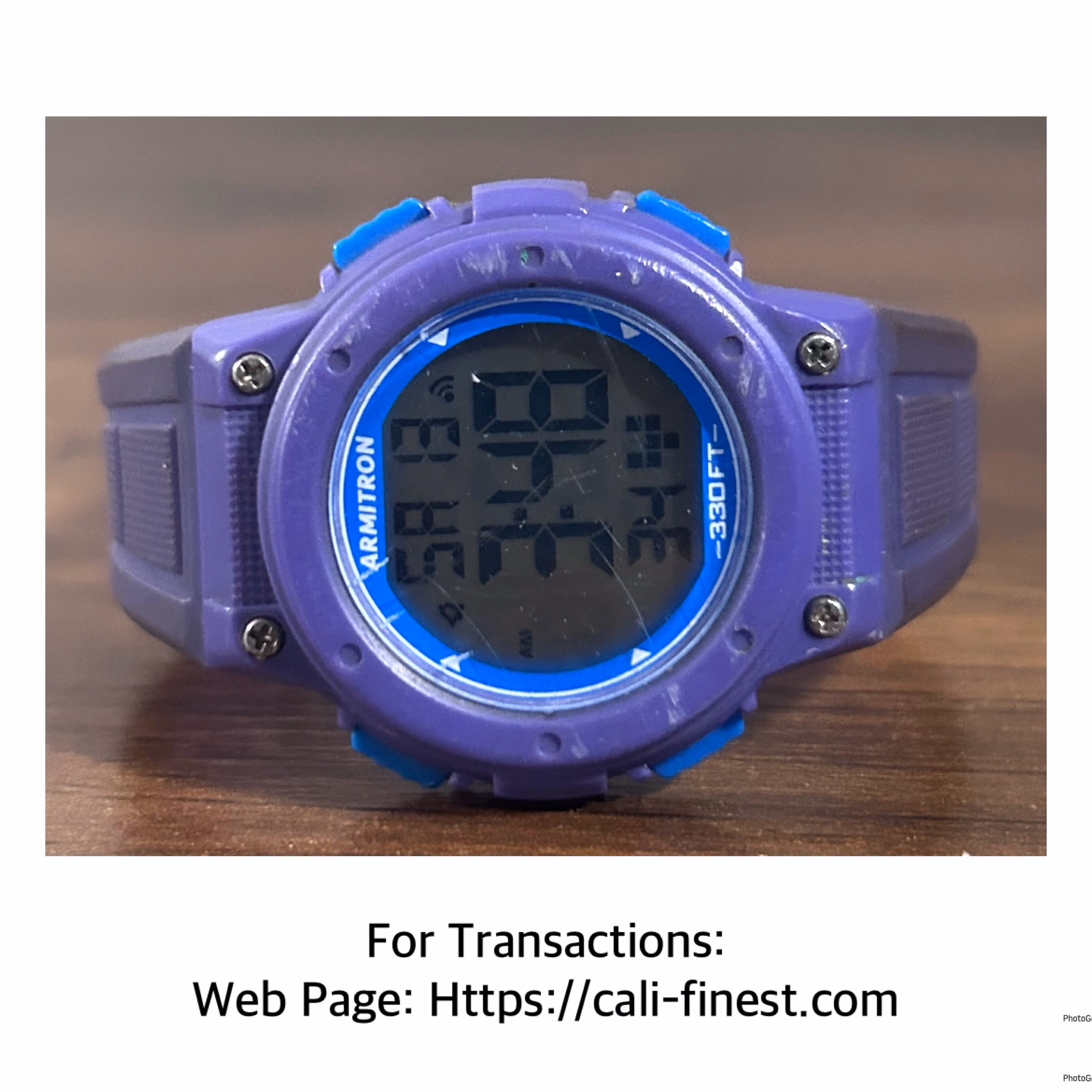 Armitron Purple Sport Watch